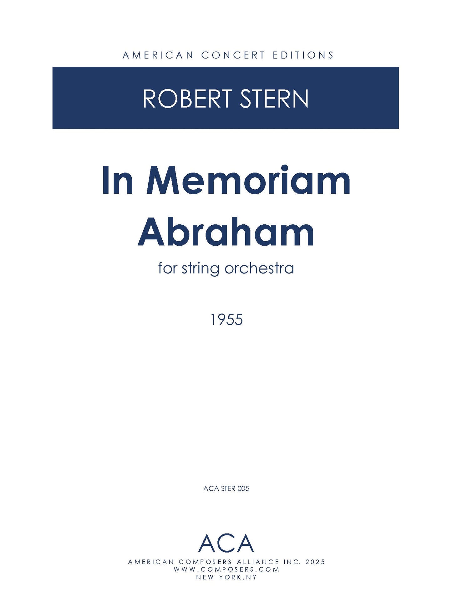 In Memoriam Abraham