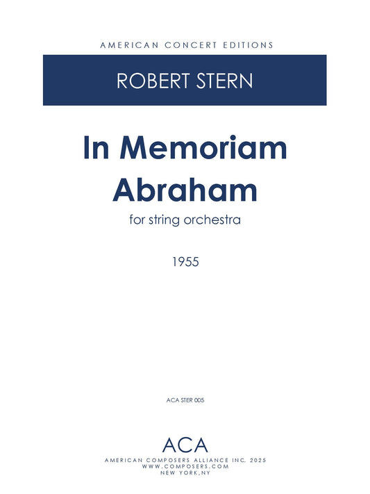 In Memoriam Abraham