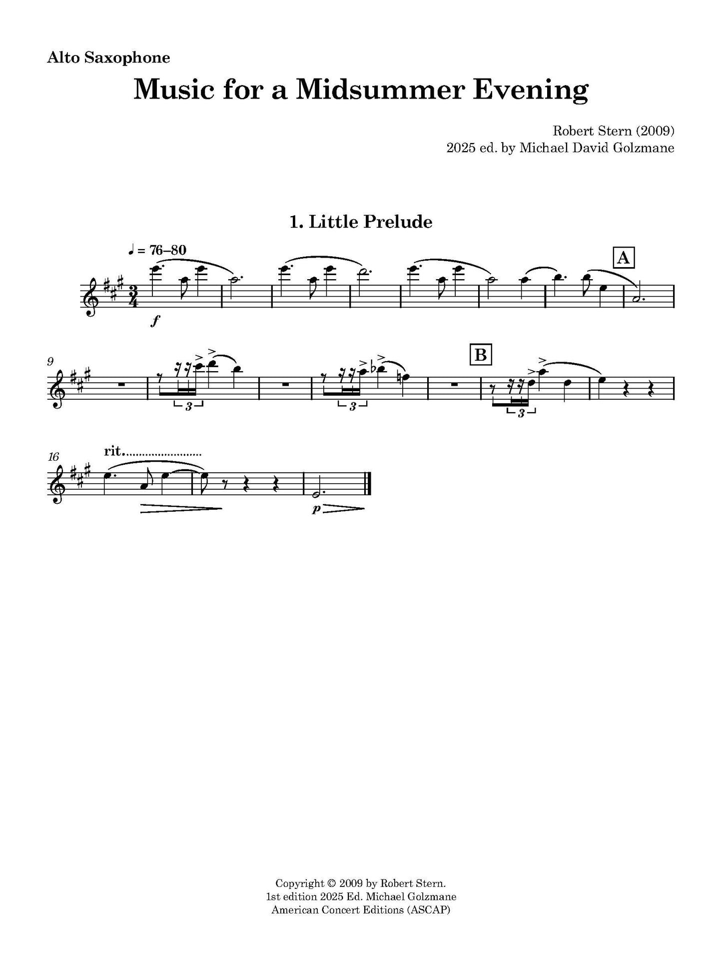 Music for a Midsummer Evening