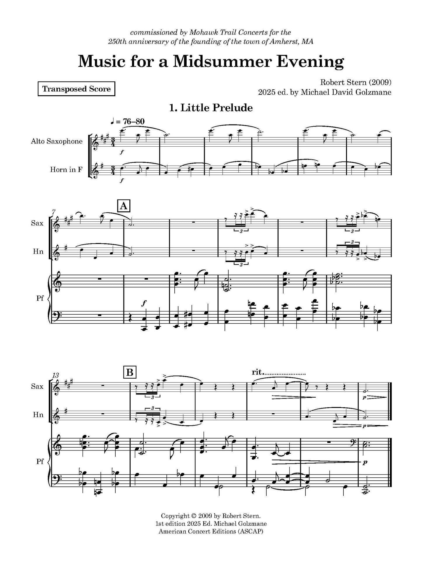 Music for a Midsummer Evening