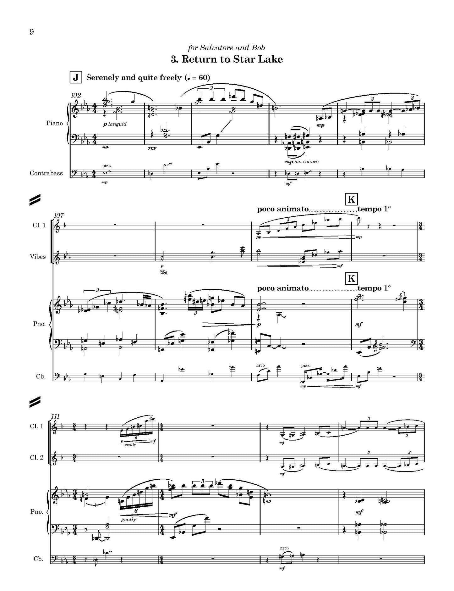 Three Ballads and a Gymnopédie