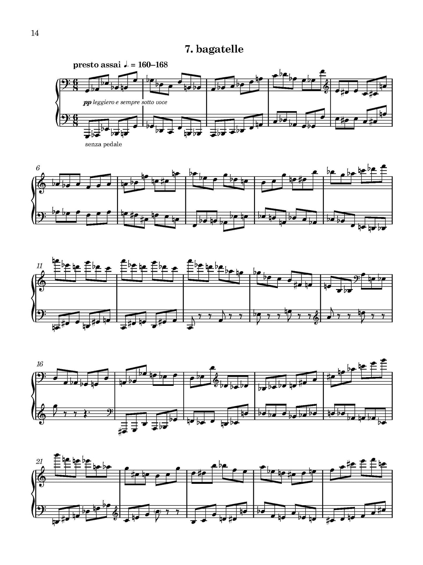 miniatures for piano