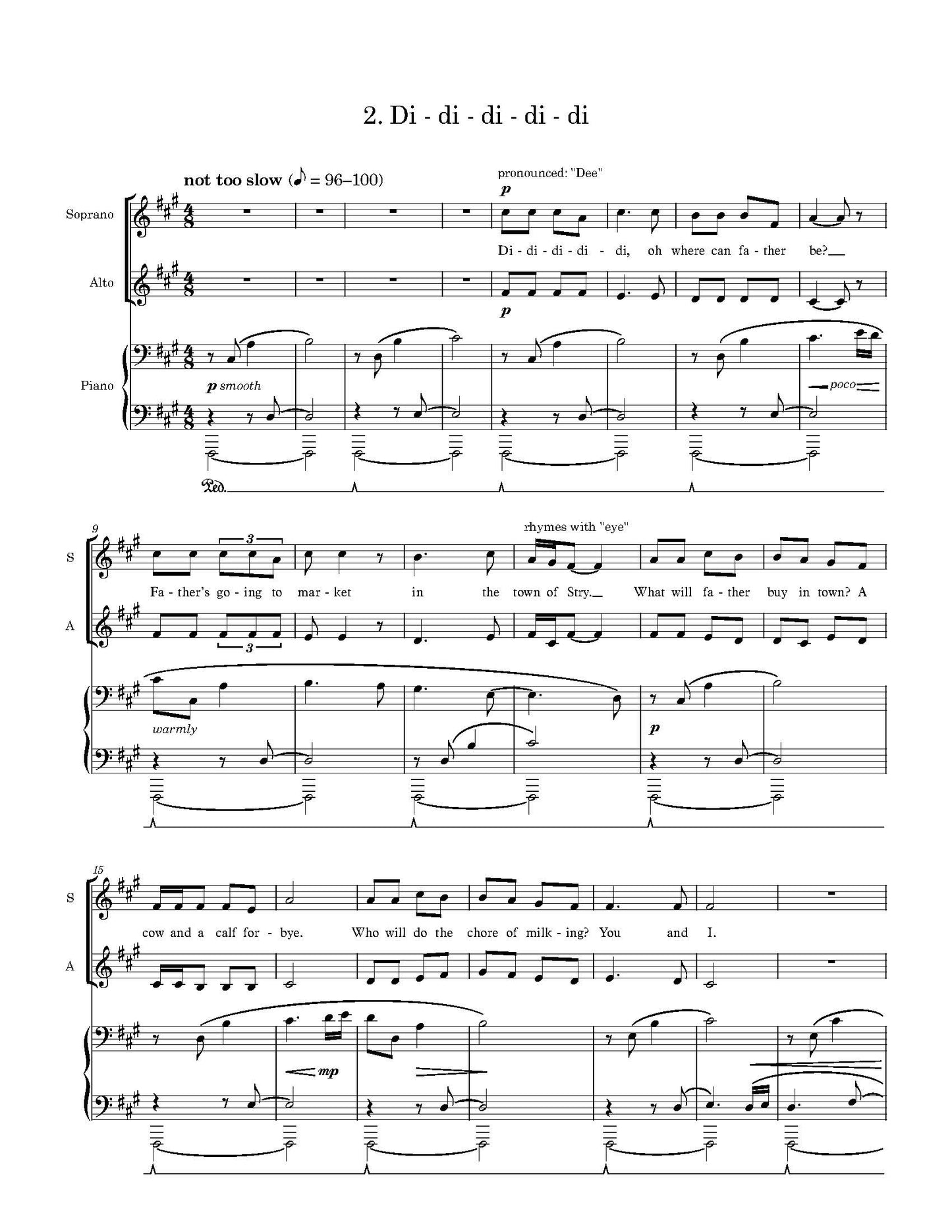 three lullabies - Original English Version