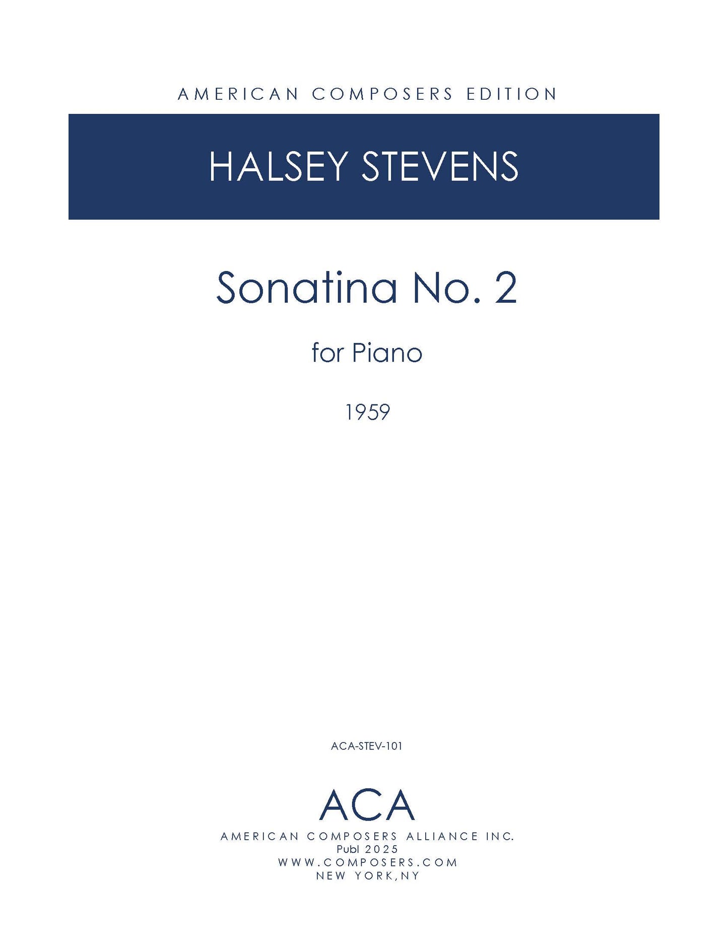 Sonatina No. 2 for Piano