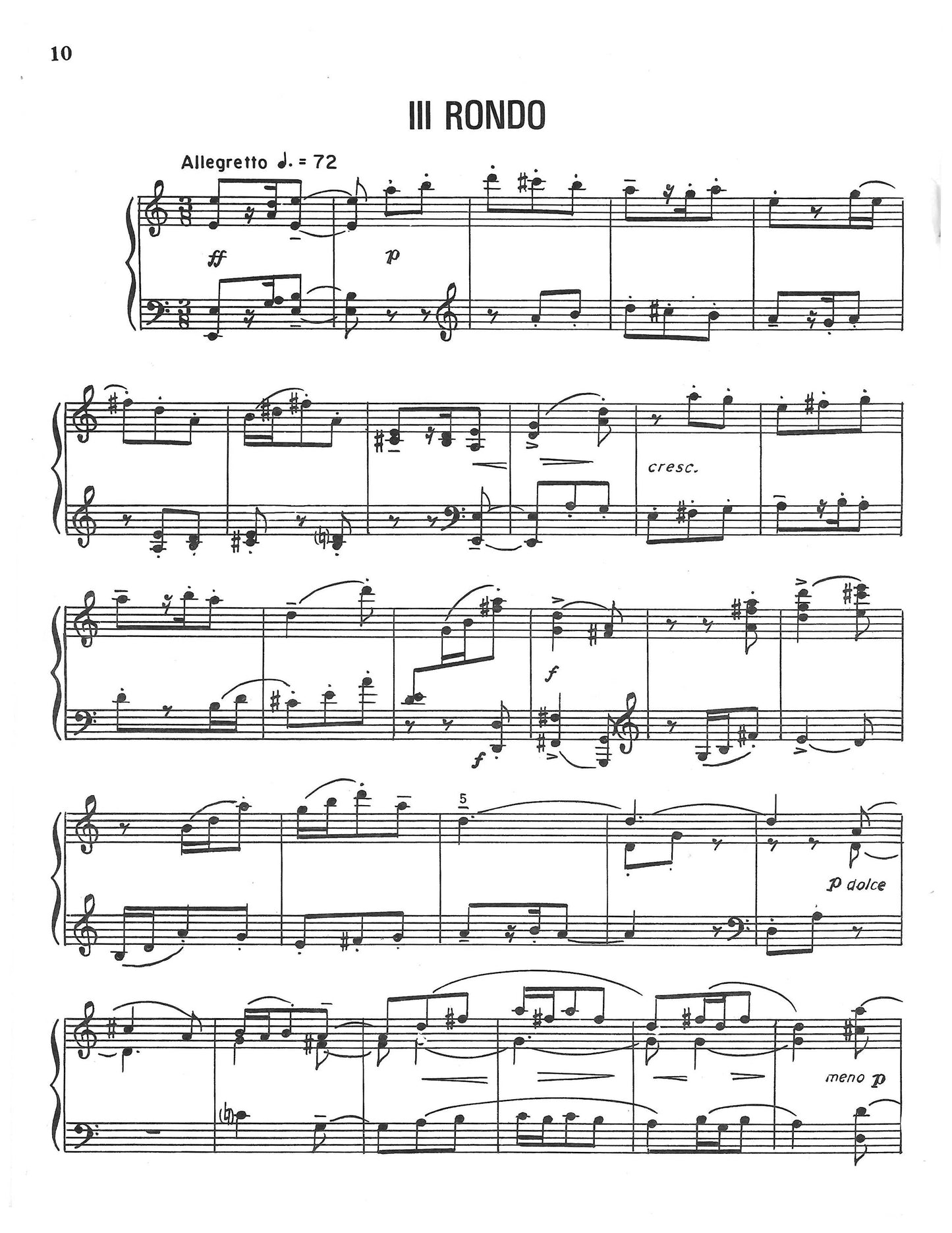 Sonatina No. 2 for Piano