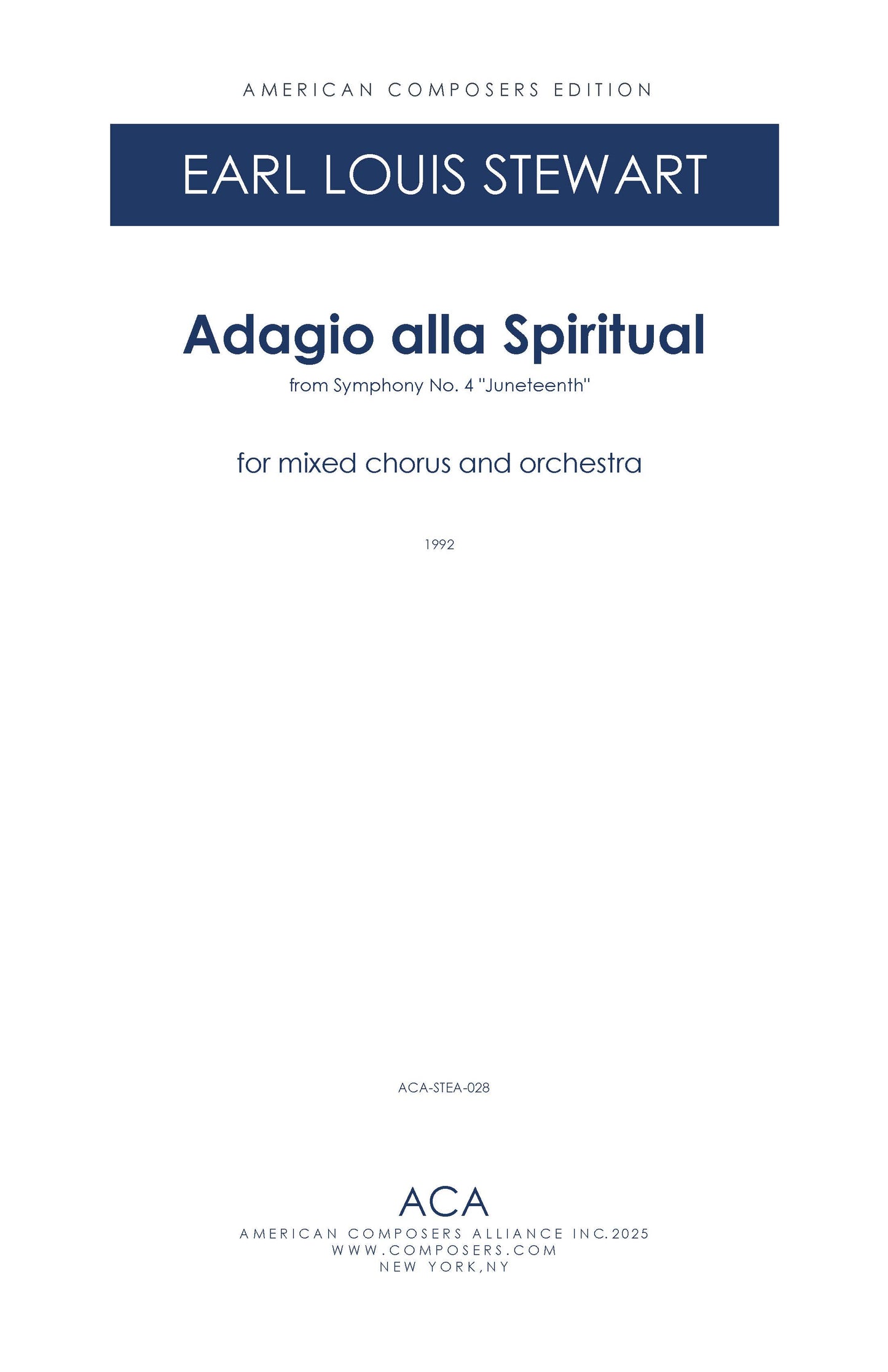 Adagio alla Spiritual