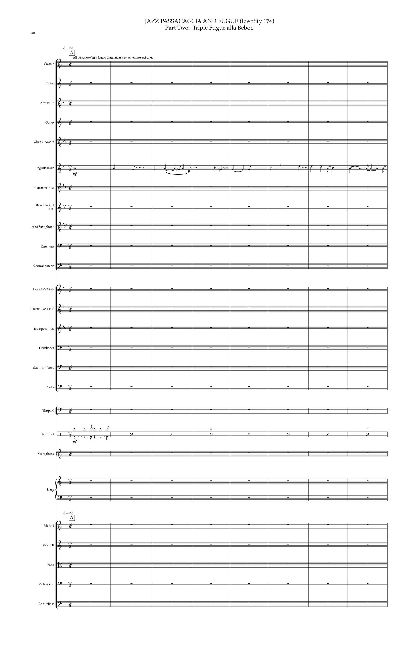 Jazz Passacaglia and Fugue