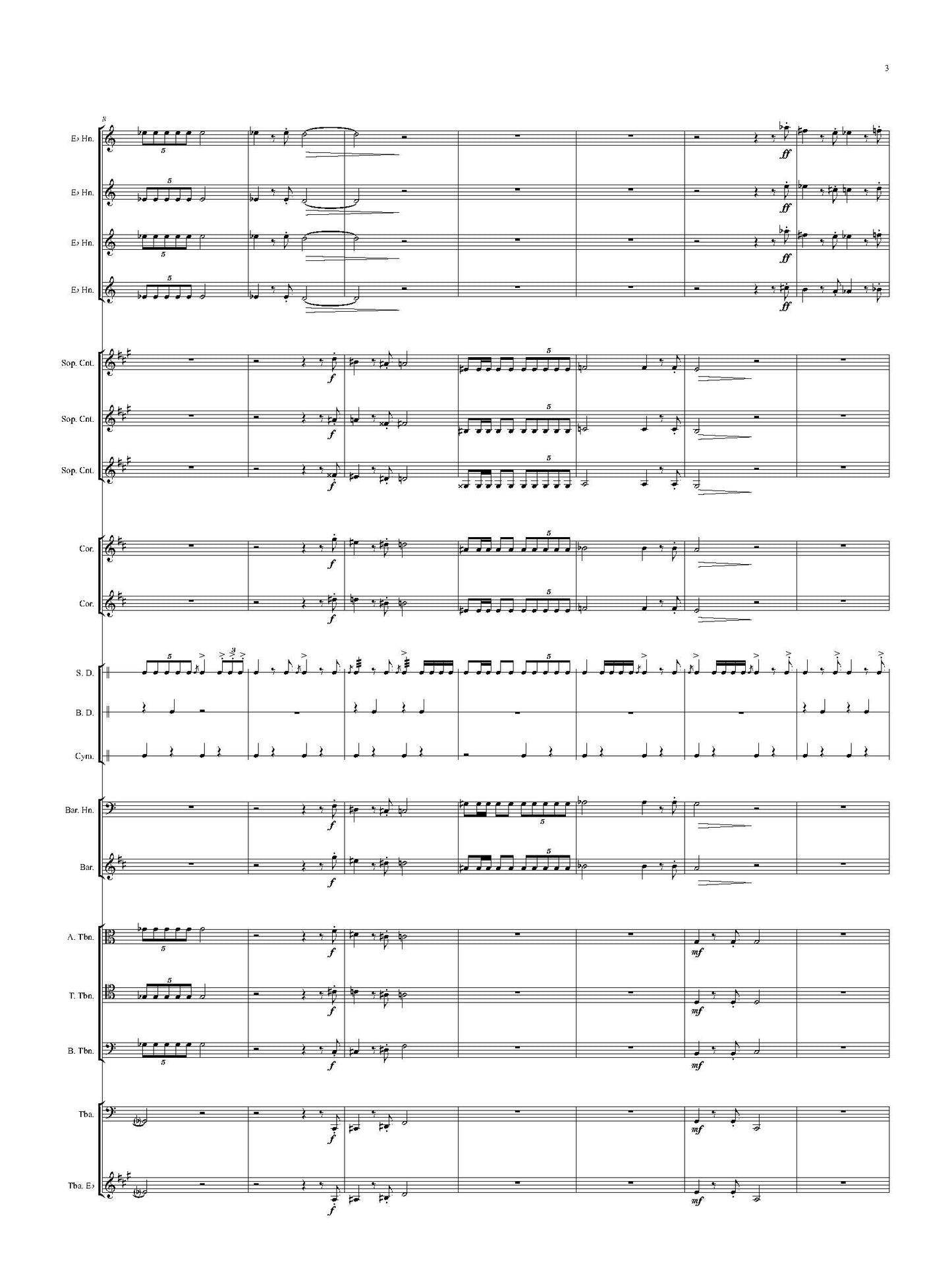 Fanfare and Anthem, Op 23a - For Brass Band and Percussion