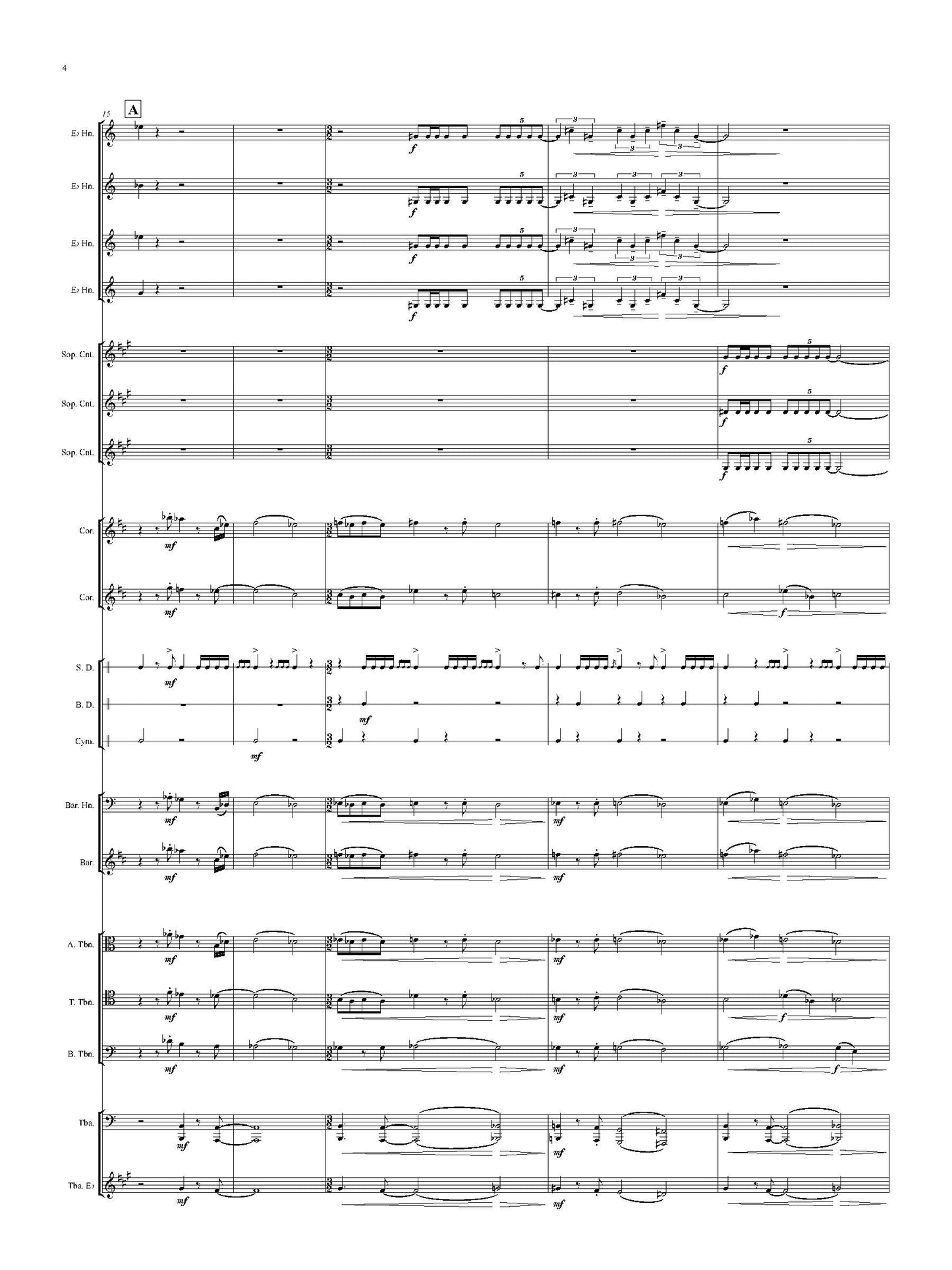 Fanfare and Anthem, Op 23a - For Brass Band and Percussion