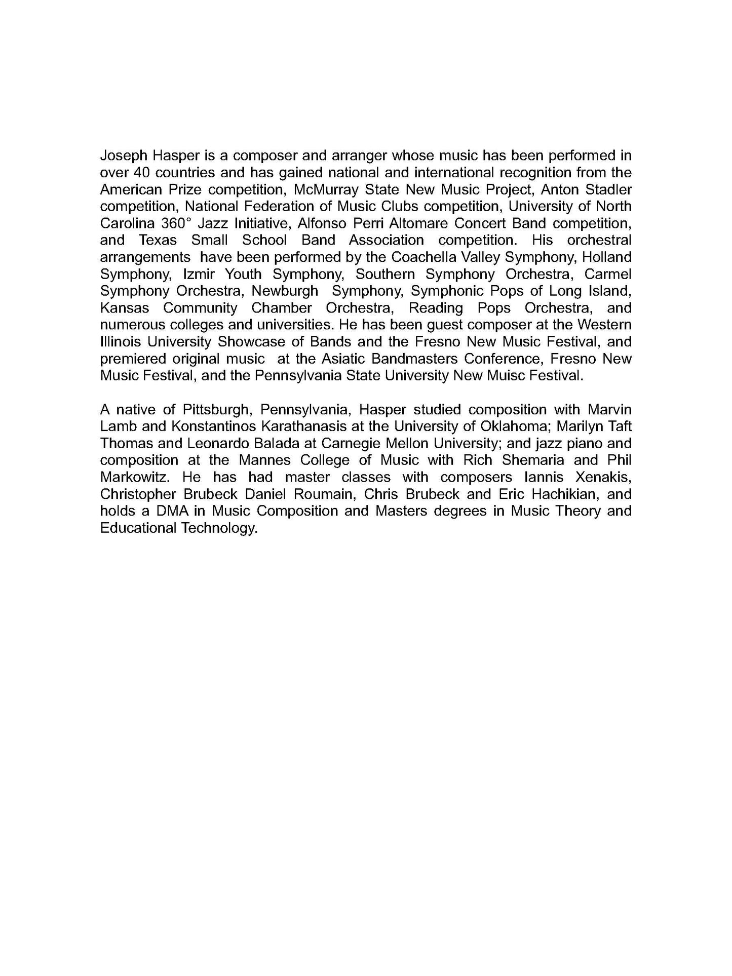 Fanfare and Anthem, Op 23b - For Brass Band and Percussion