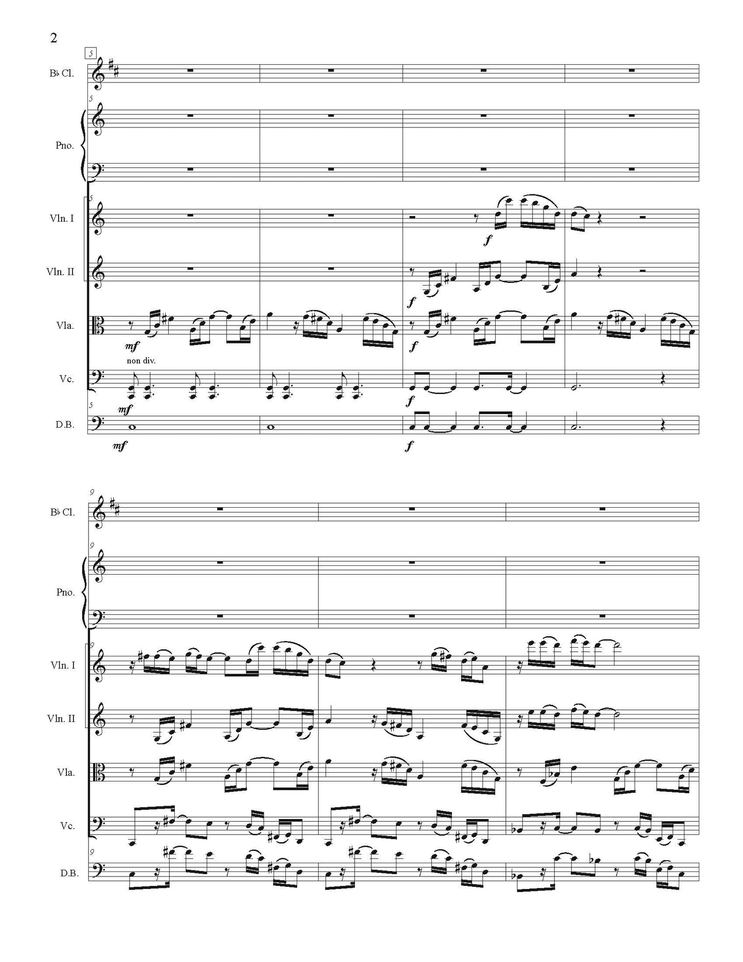 Concerto for Clarinet, Piano, and String Orchestra