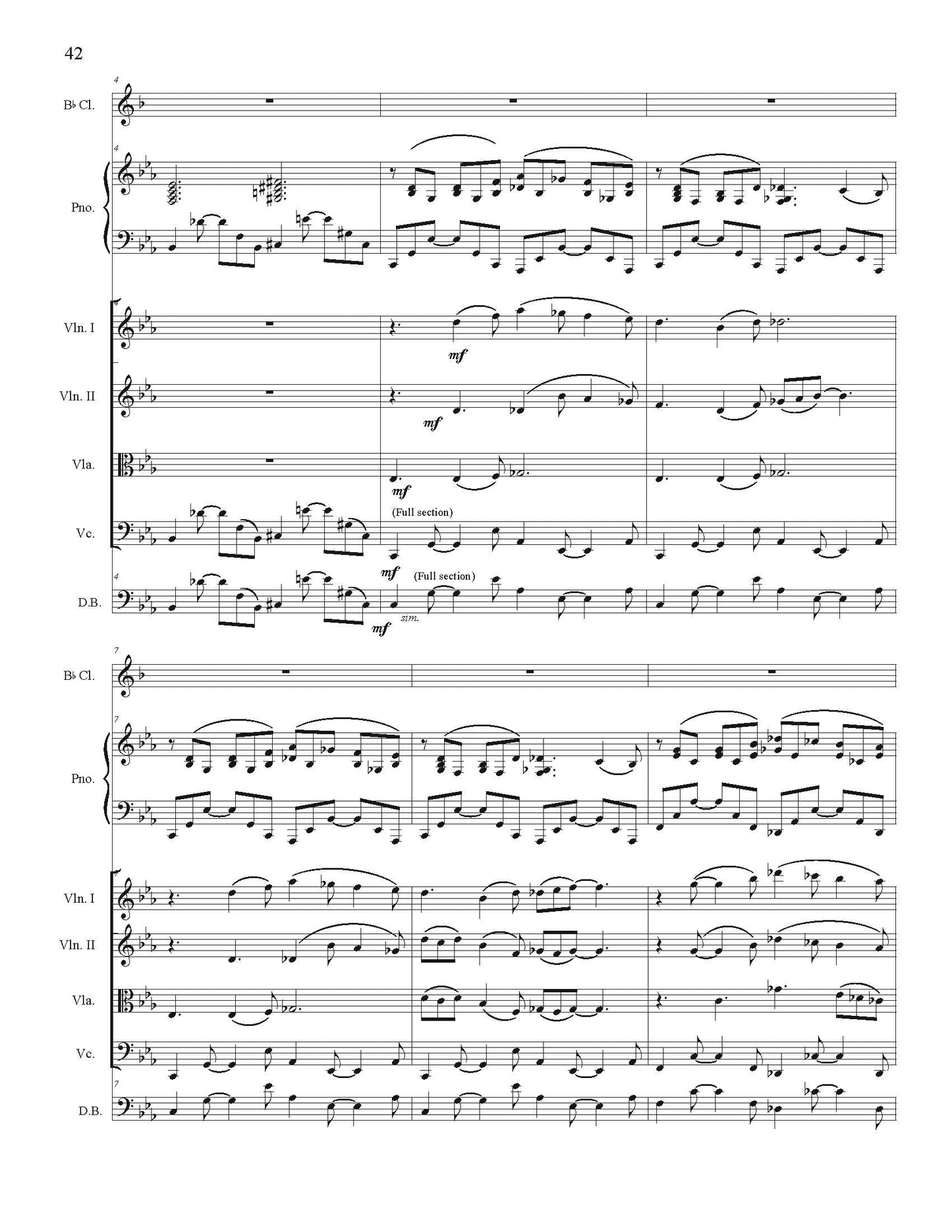 Concerto for Clarinet, Piano, and String Orchestra