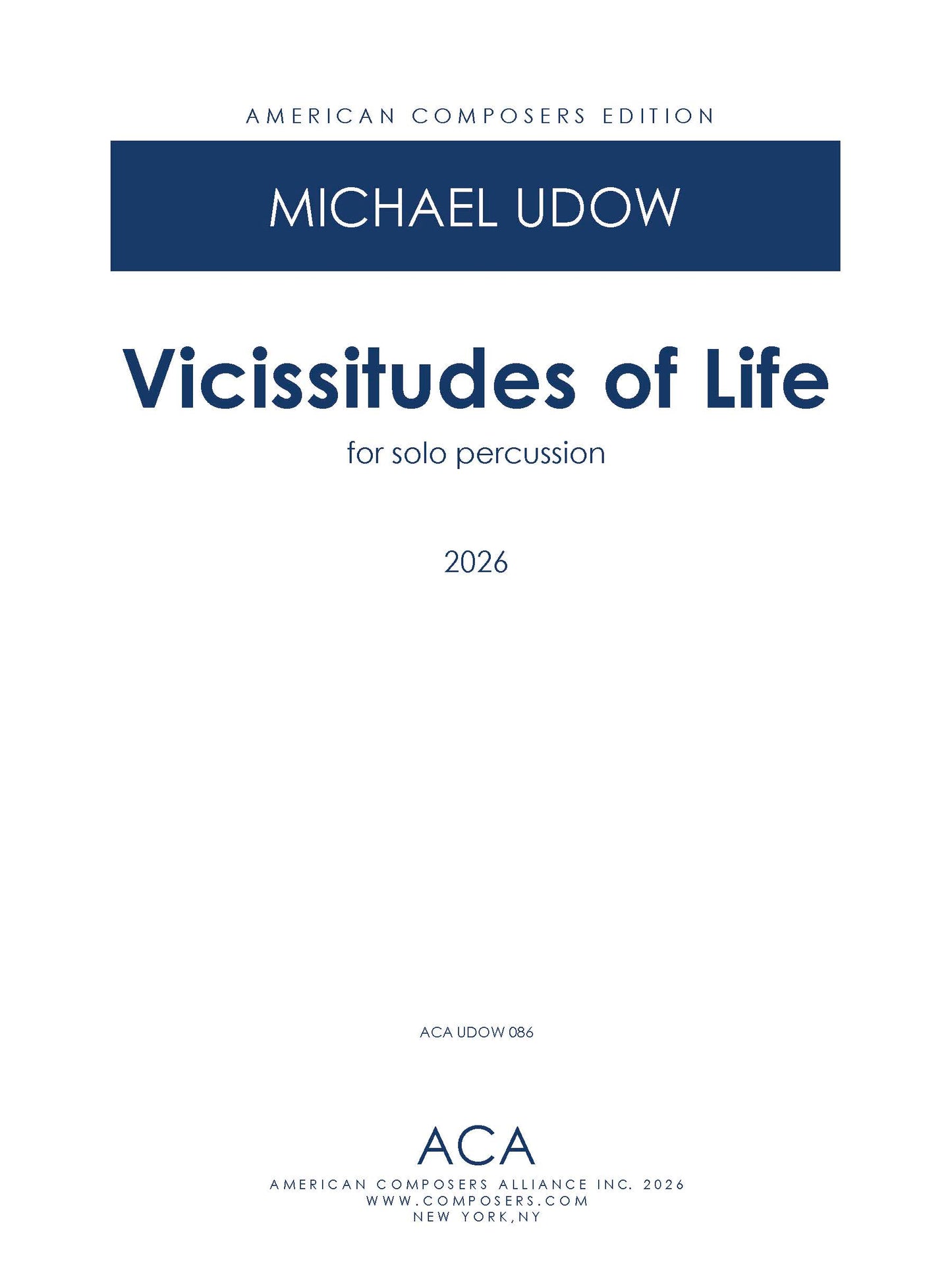 Vicissitudes of Life