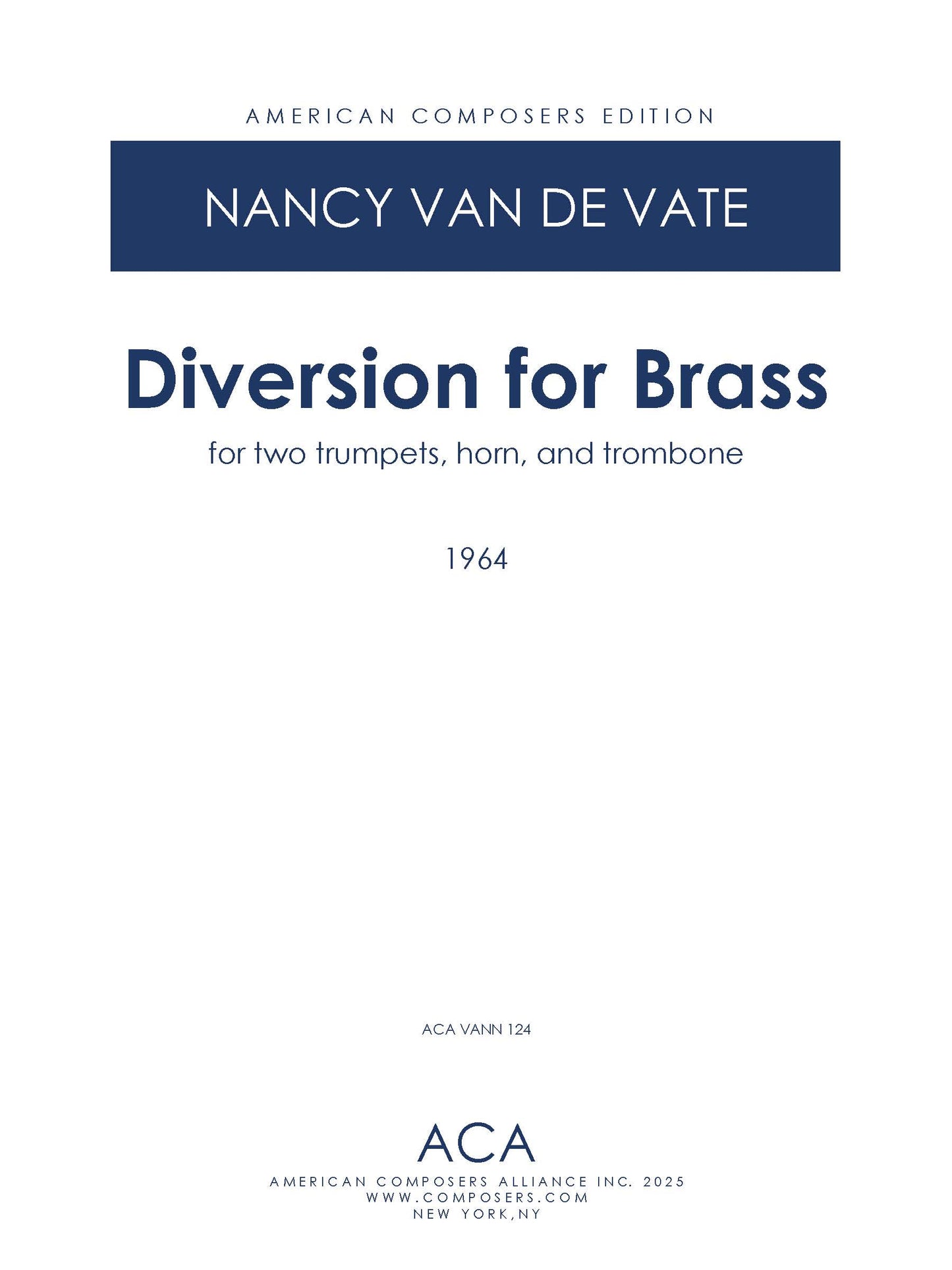 DIVERSION FOR BRASS