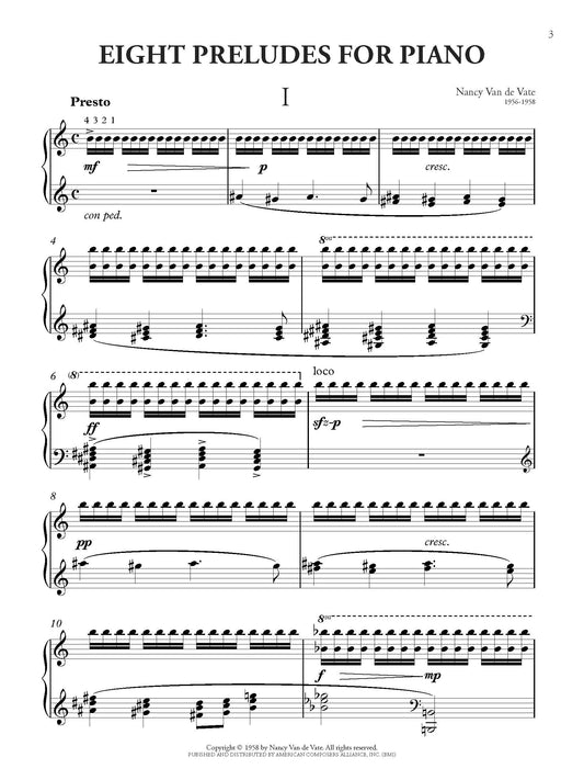 EIGHT PRELUDES FOR PIANO