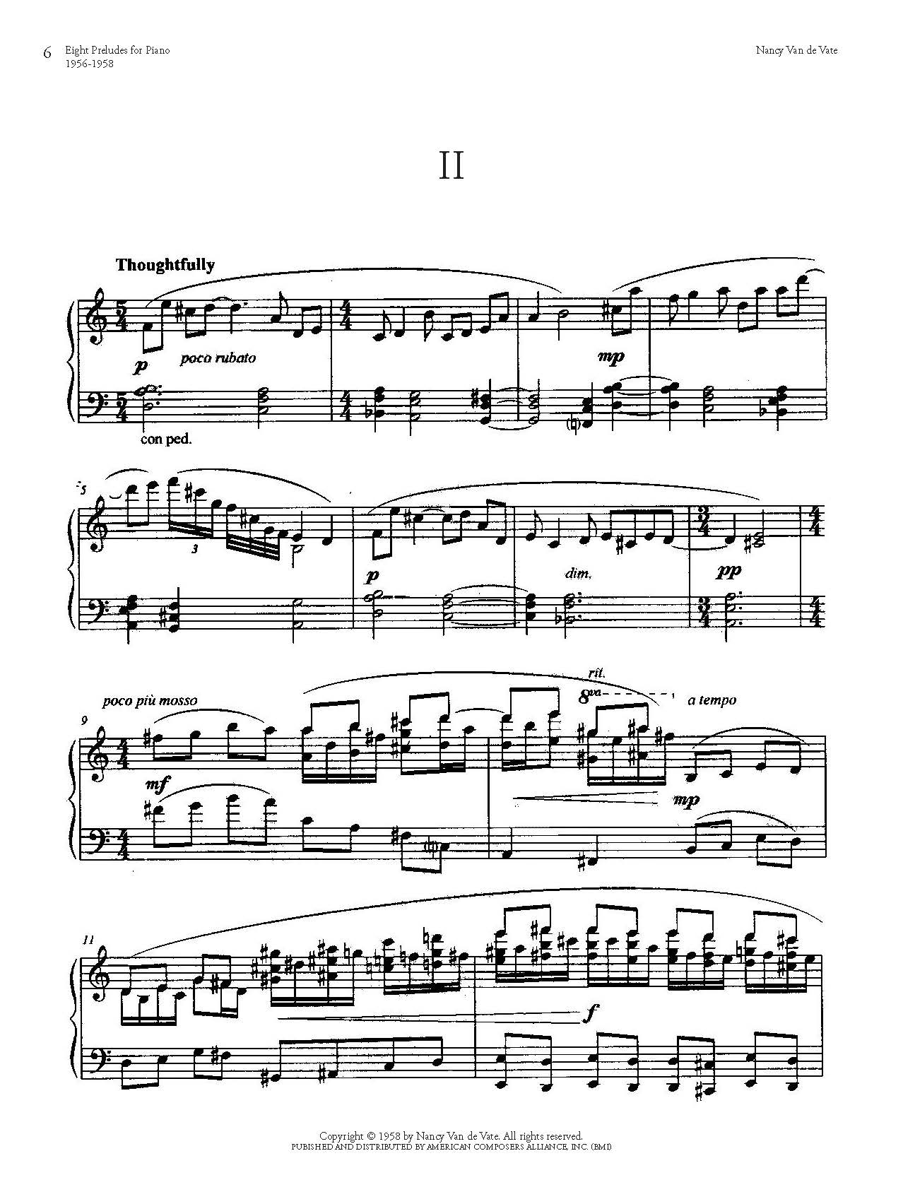 EIGHT PRELUDES FOR PIANO
