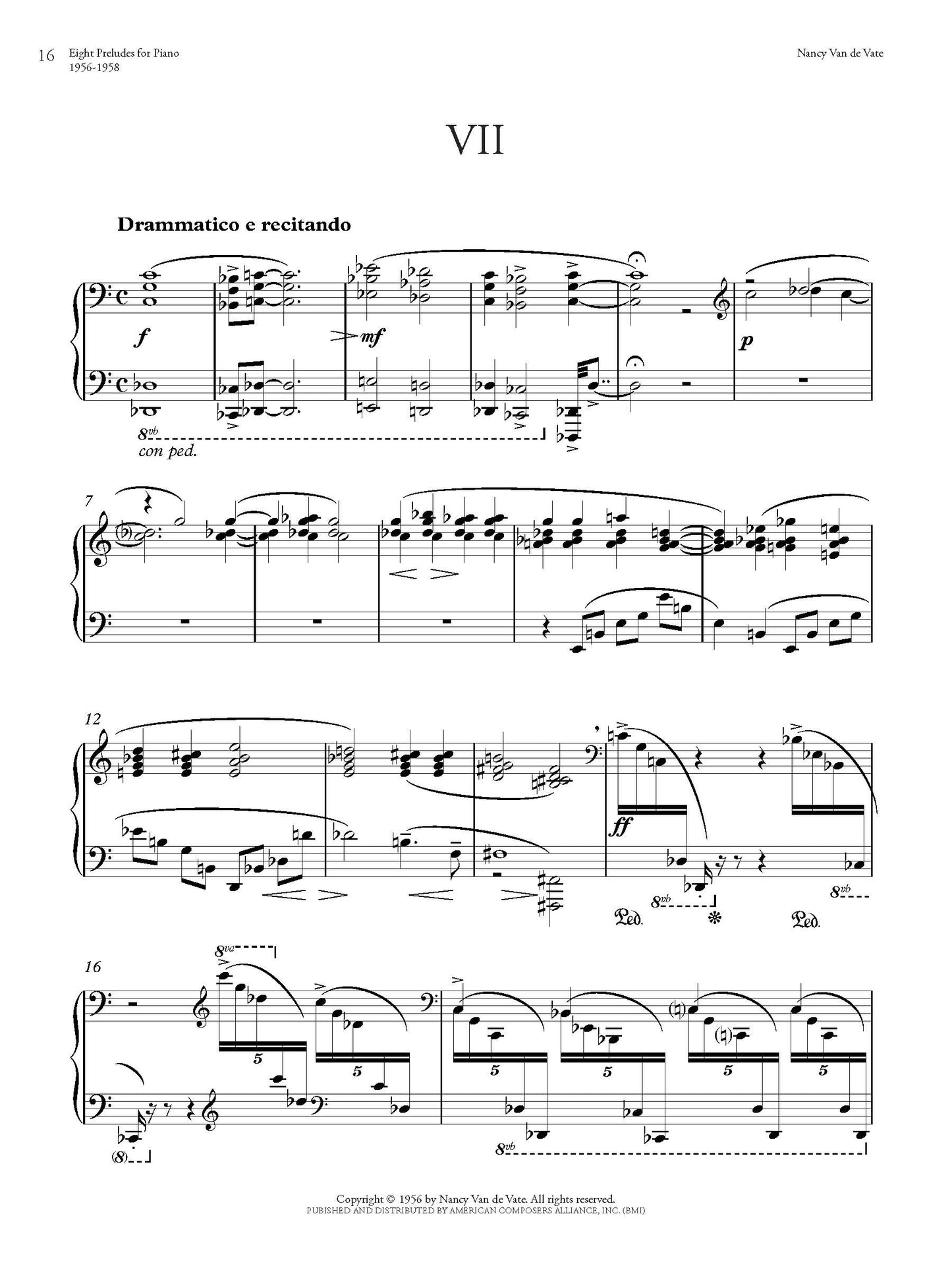 EIGHT PRELUDES FOR PIANO