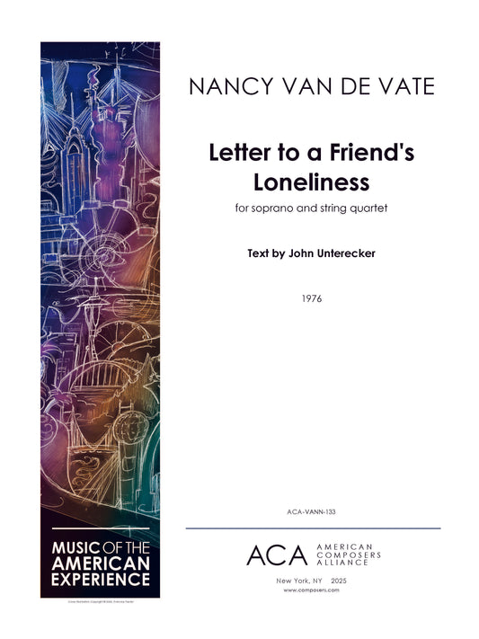 LETTER TO A FRIEND'S LONELINESS