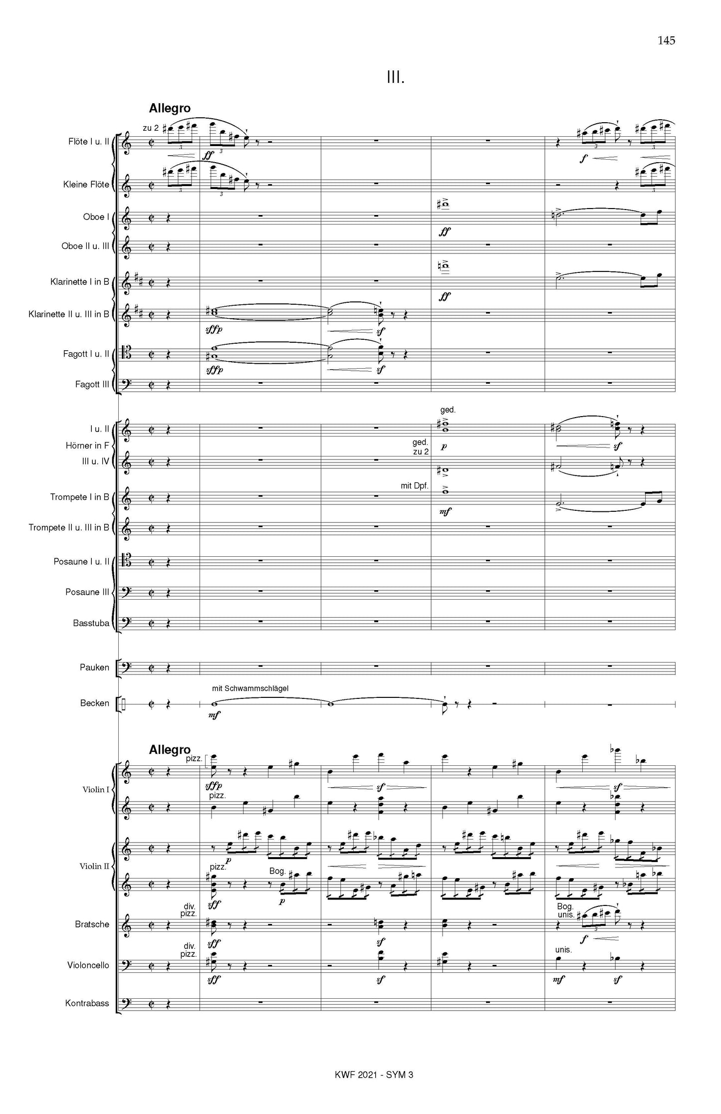 Symphony No. 3 in B-Flat Major