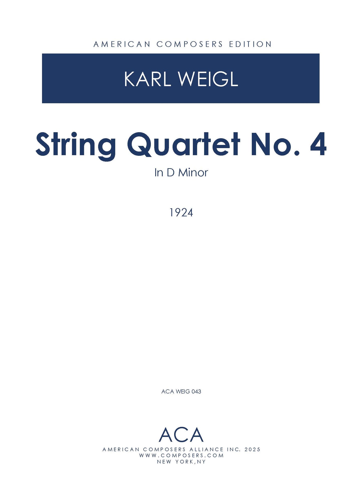 String Quartet No. 4 in D minor