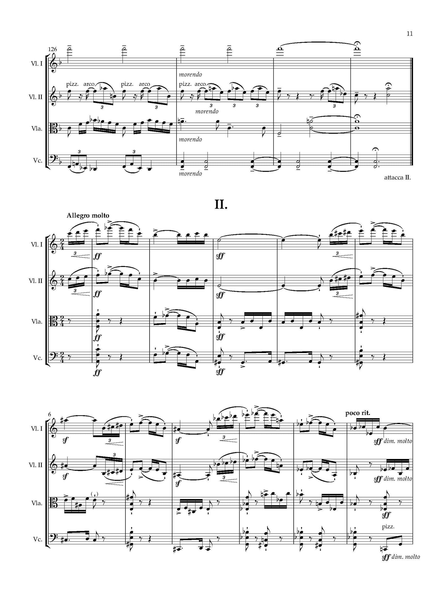 String Quartet No. 7 in F Minor