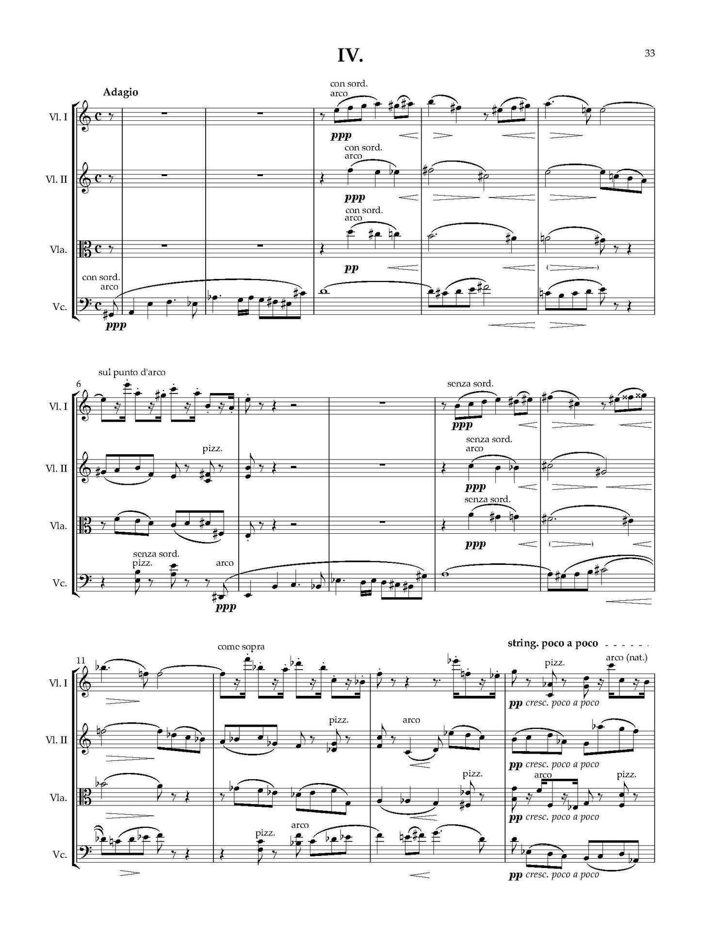 String Quartet No. 8 in D Major