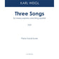 THREE SONGS FOR MEZZO SOPRANO and STRING QUARTET