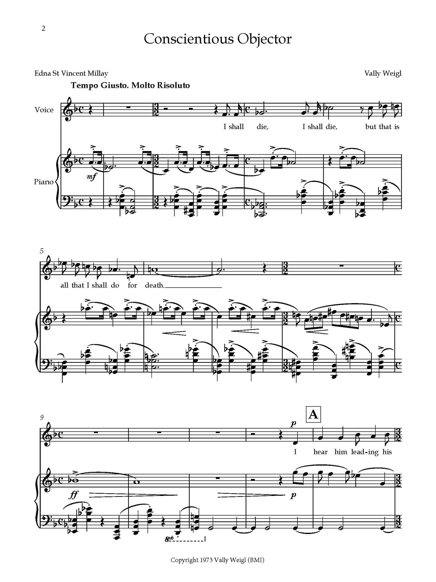 CONSCIENTIOUS OBJECTOR