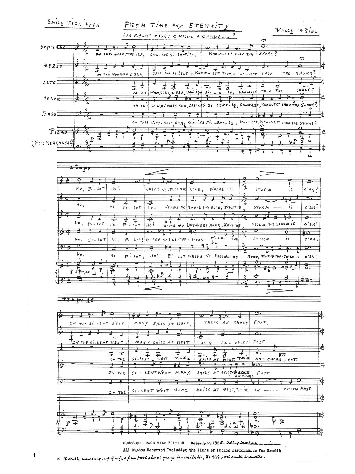 FROM TIME AND ETERNITY