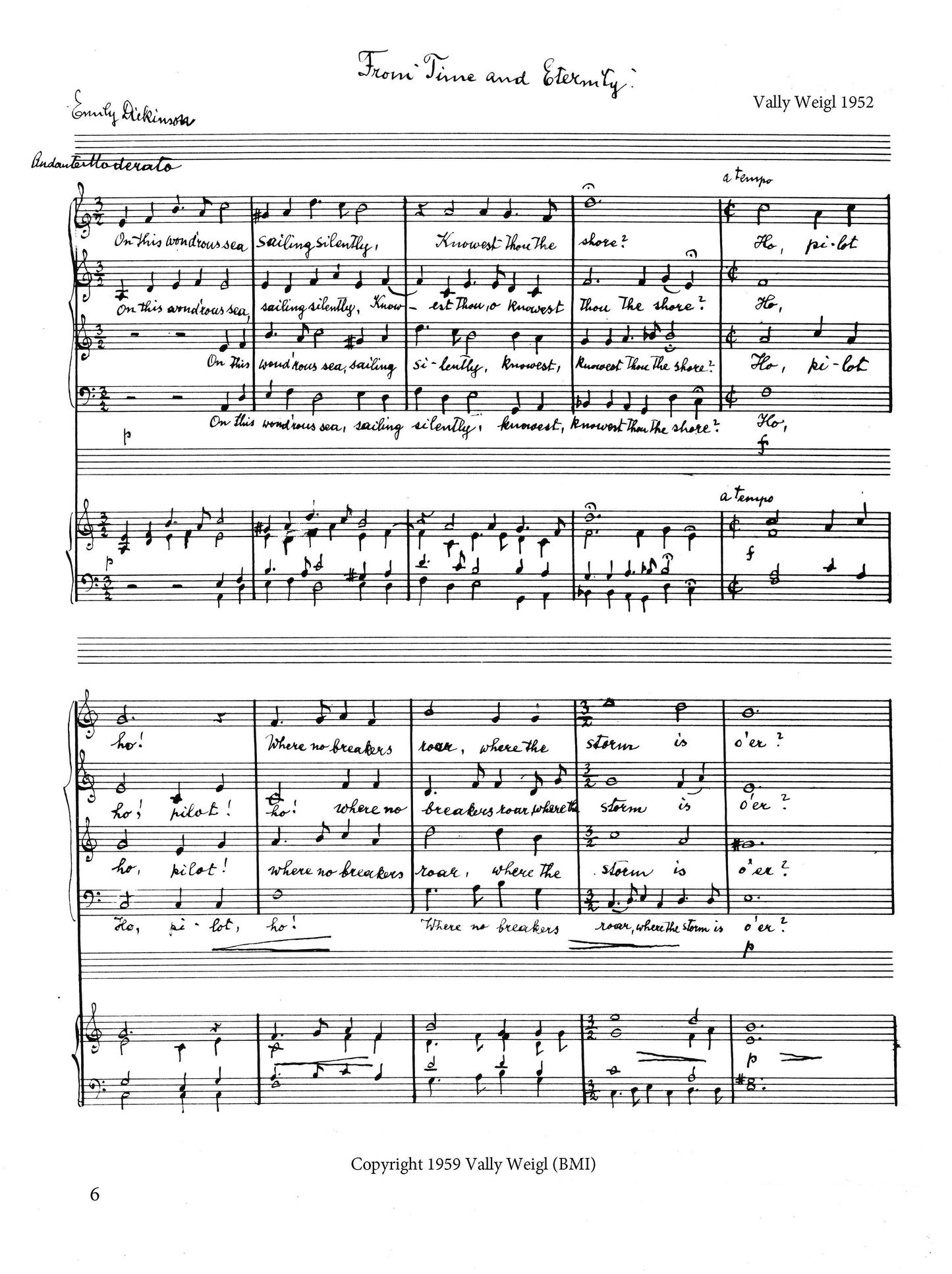 FROM TIME AND ETERNITY