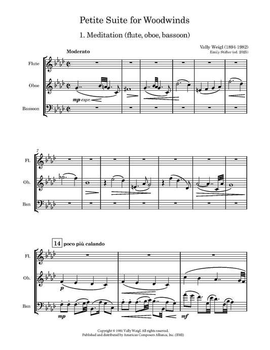 PETITE SUITE FOR WOODWINDS