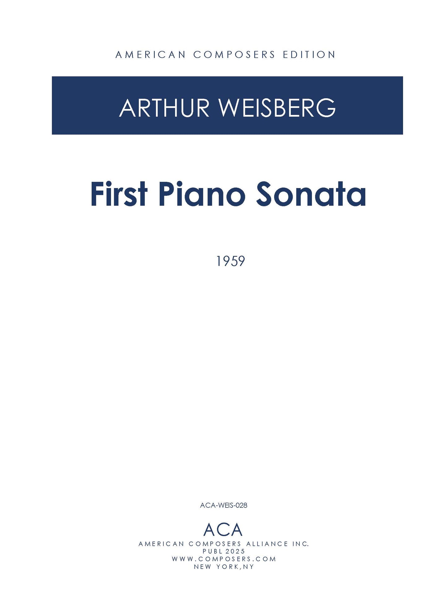 First Piano Sonata