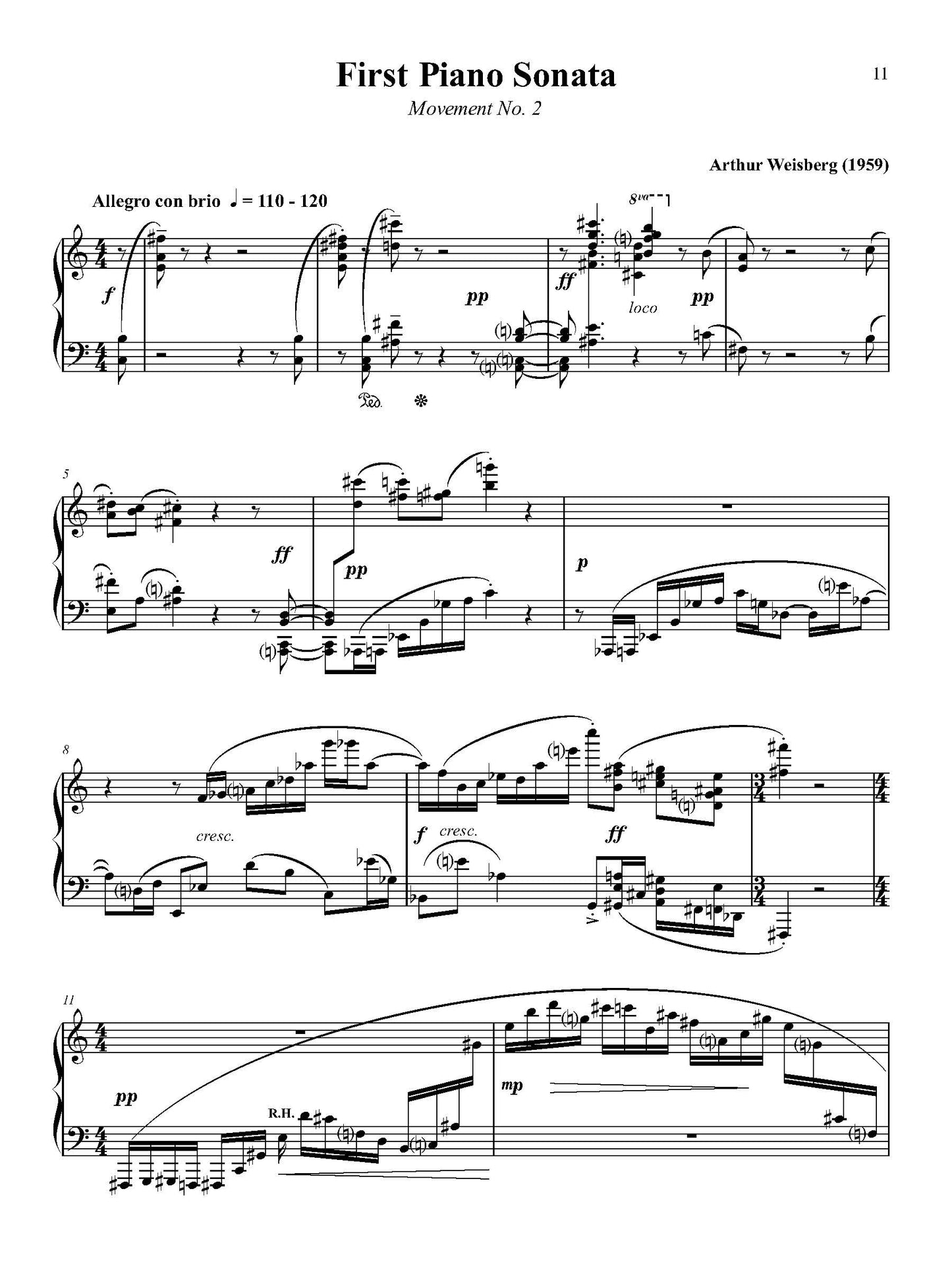First Piano Sonata