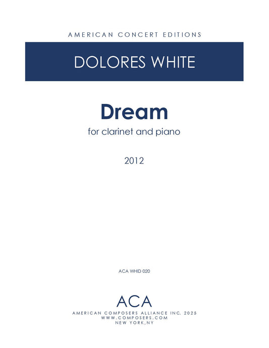 Dream for Clarinet and Piano