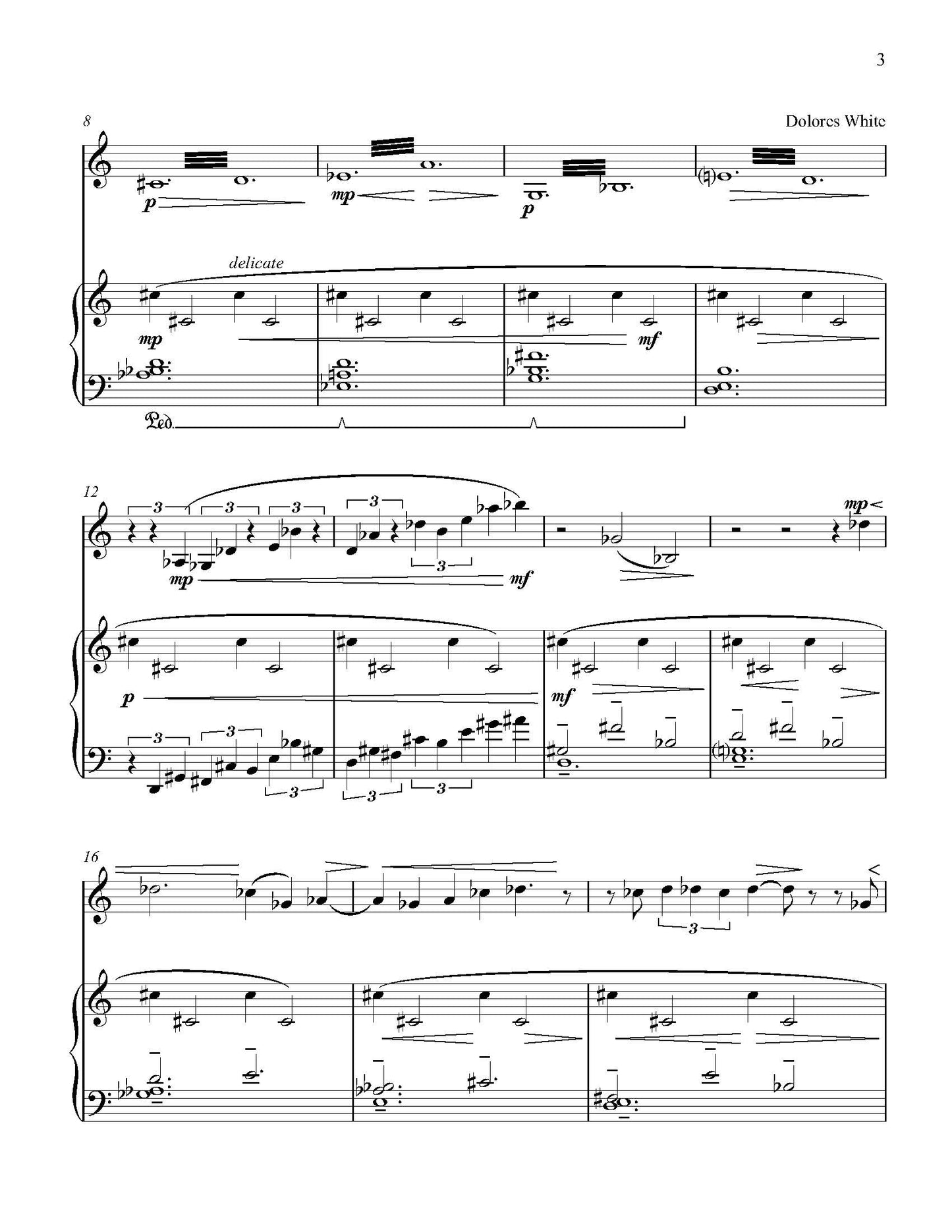 Dream for Clarinet and Piano