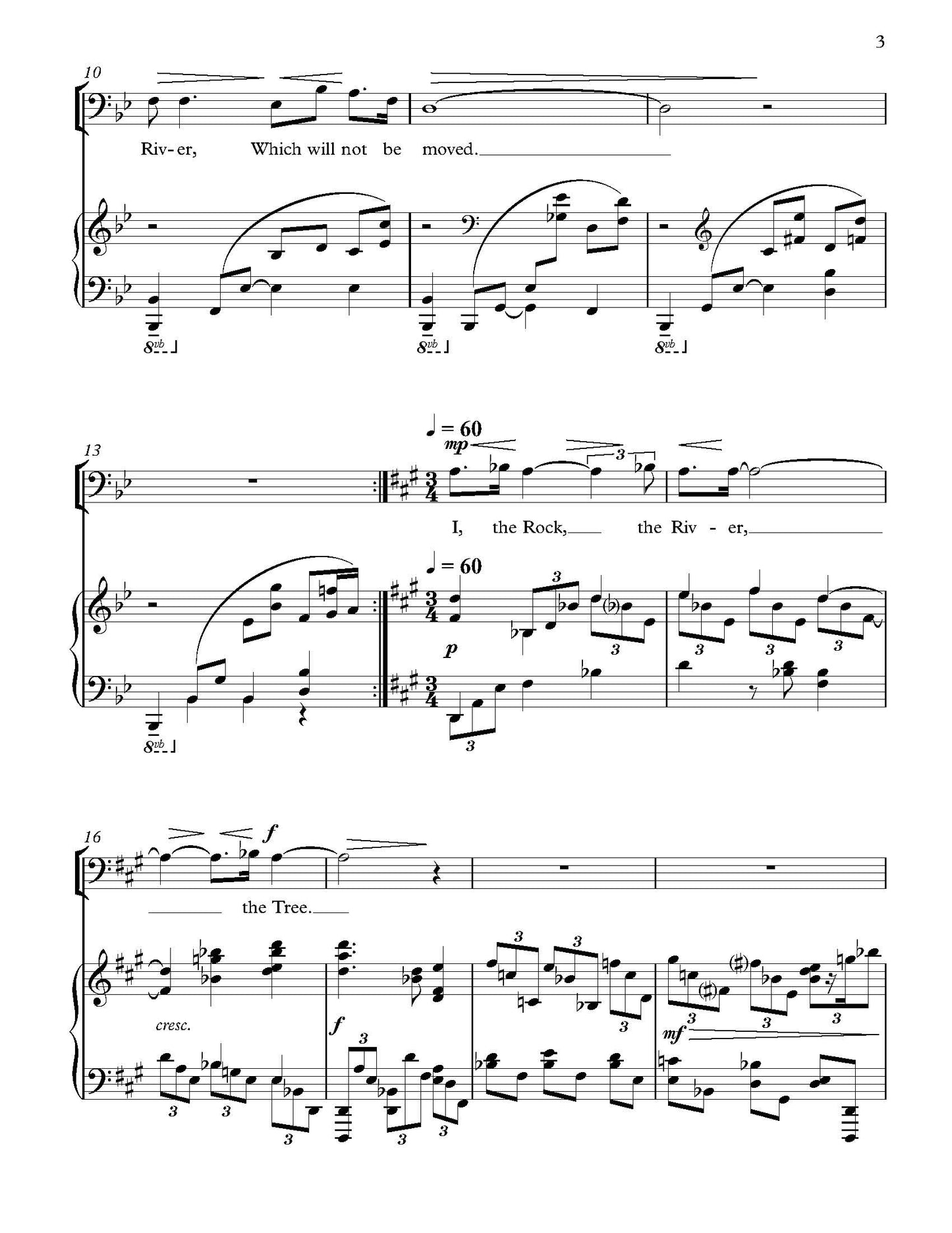 Give Birth to the Dream - for Baritone and Piano