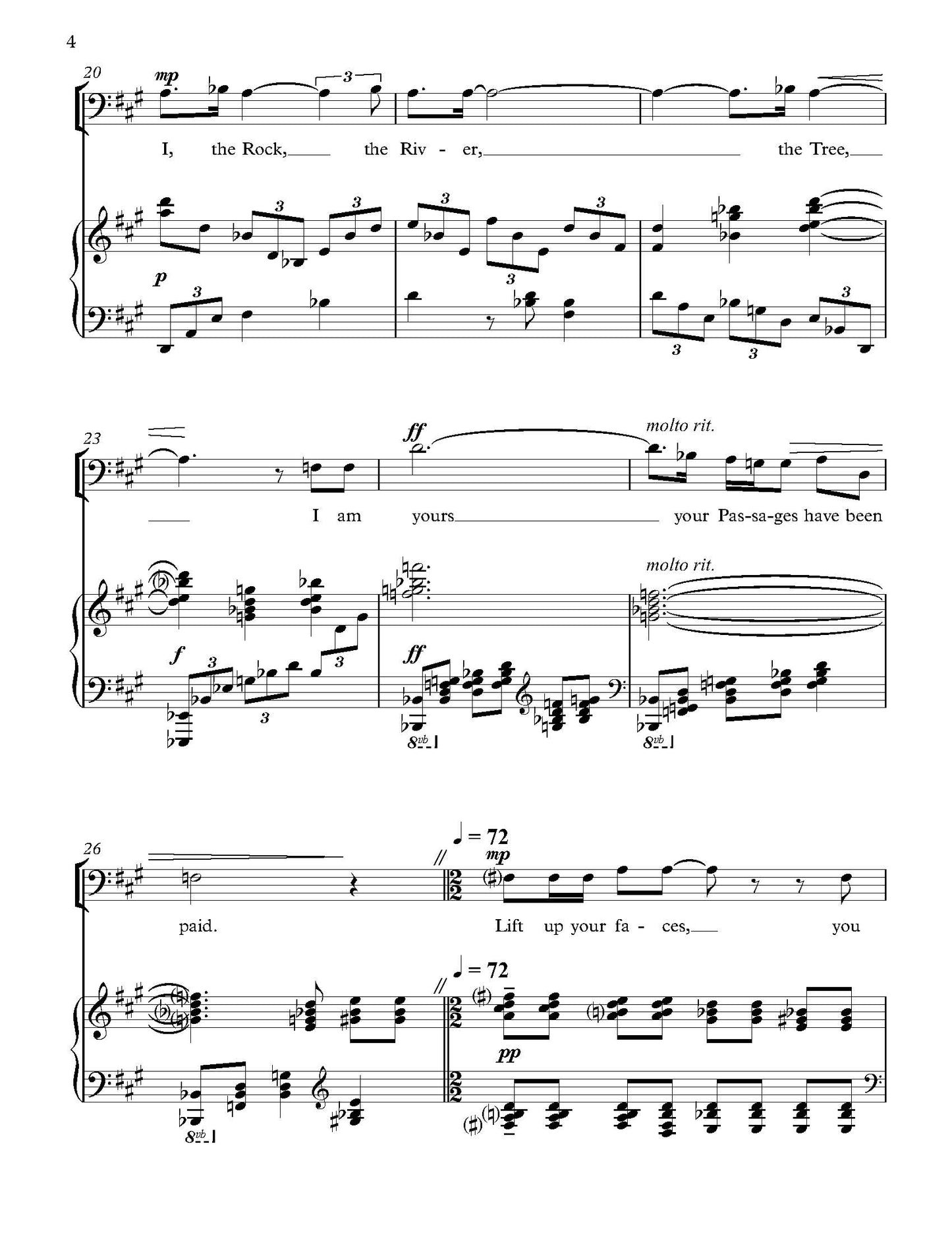 Give Birth to the Dream - for Baritone and Piano