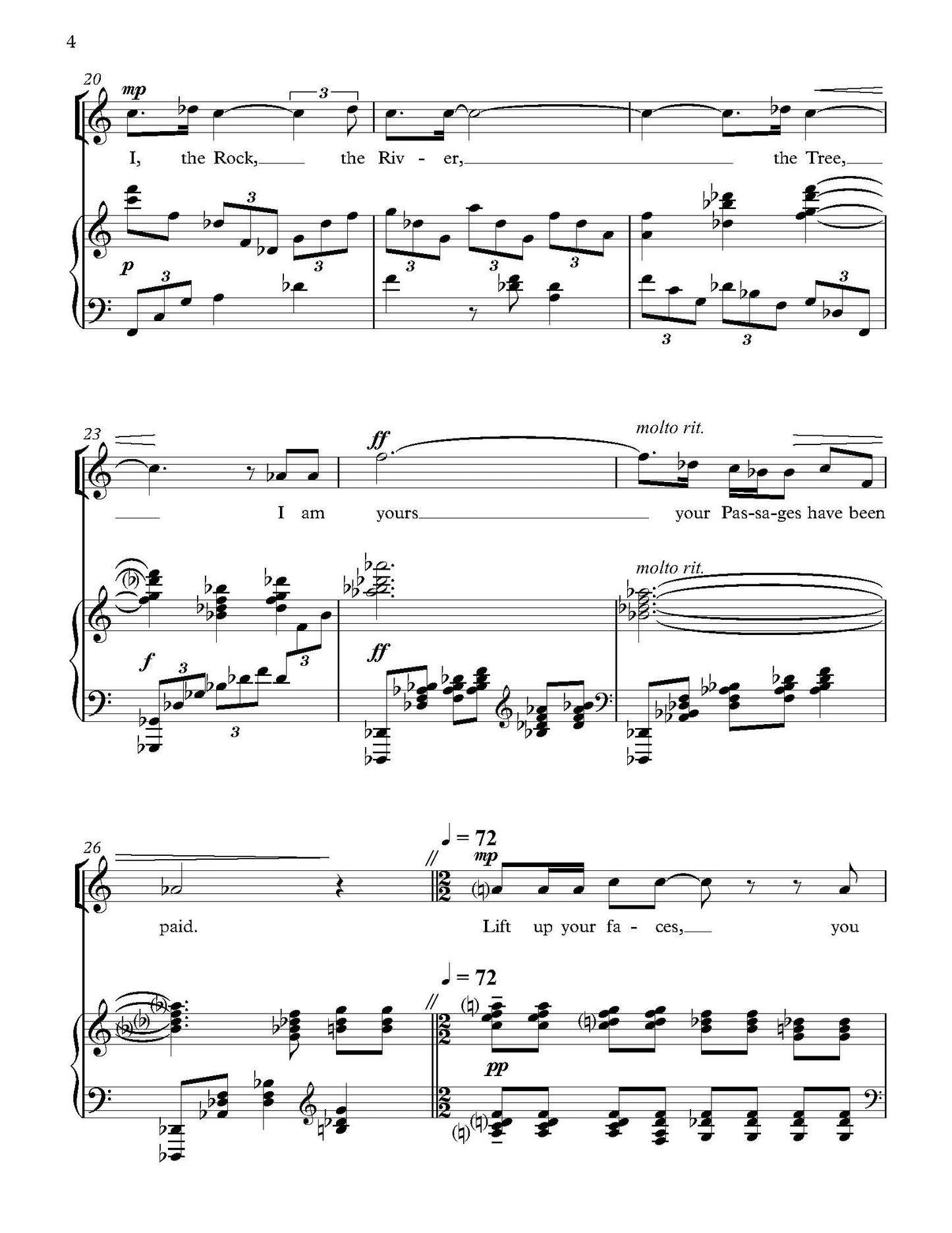 Give Birth to the Dream - for High Voice and Piano