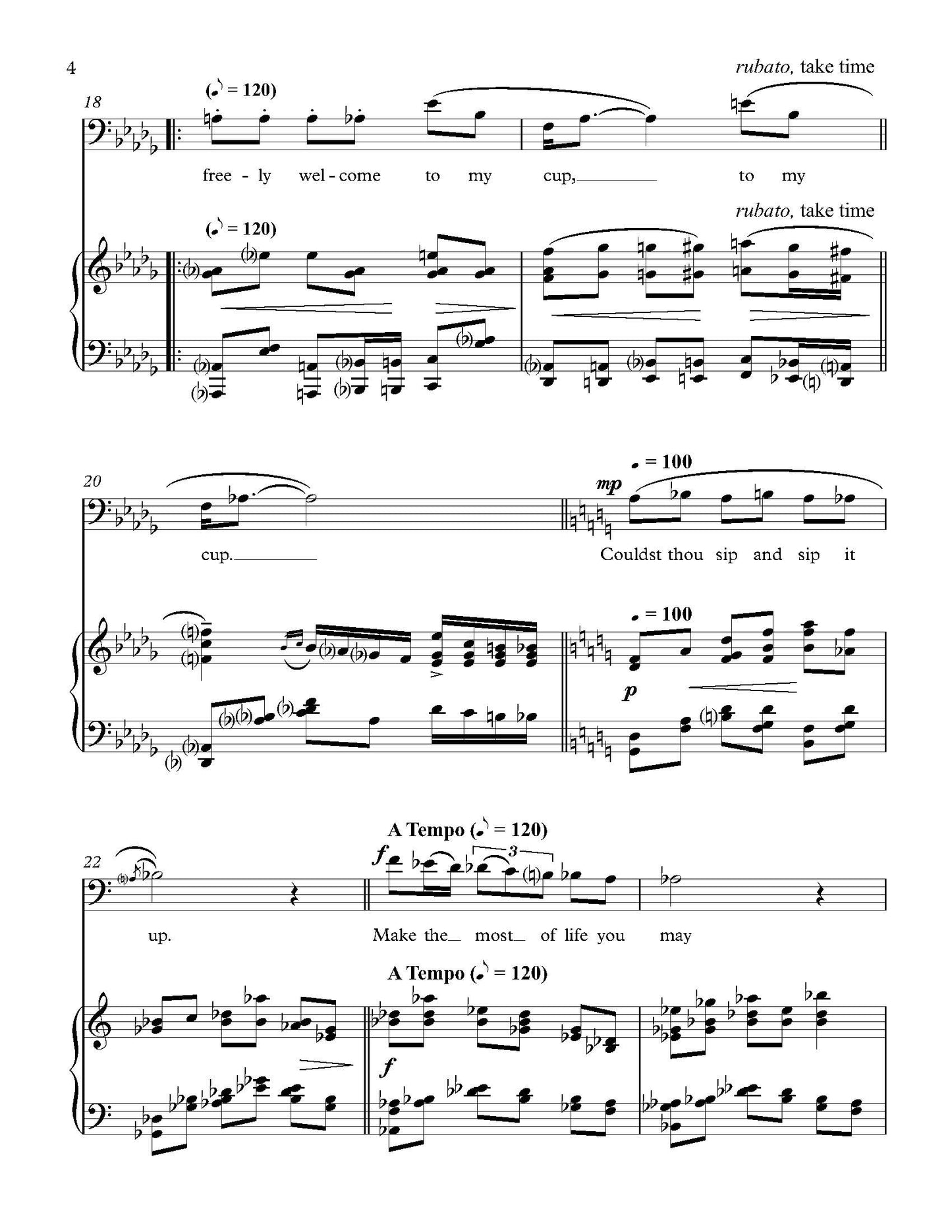 On a Fly Drinking From His Cup