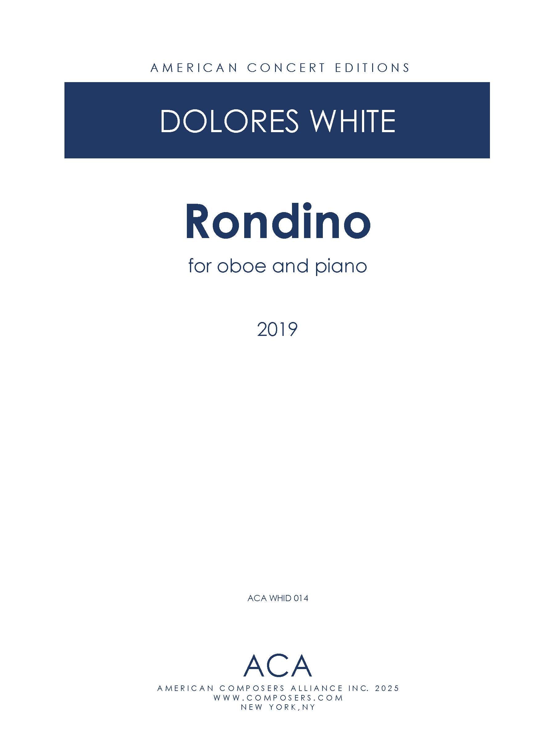 Rondino – American Composers Alliance