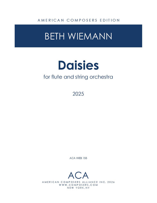 Daisies for Flute and String Orchestra