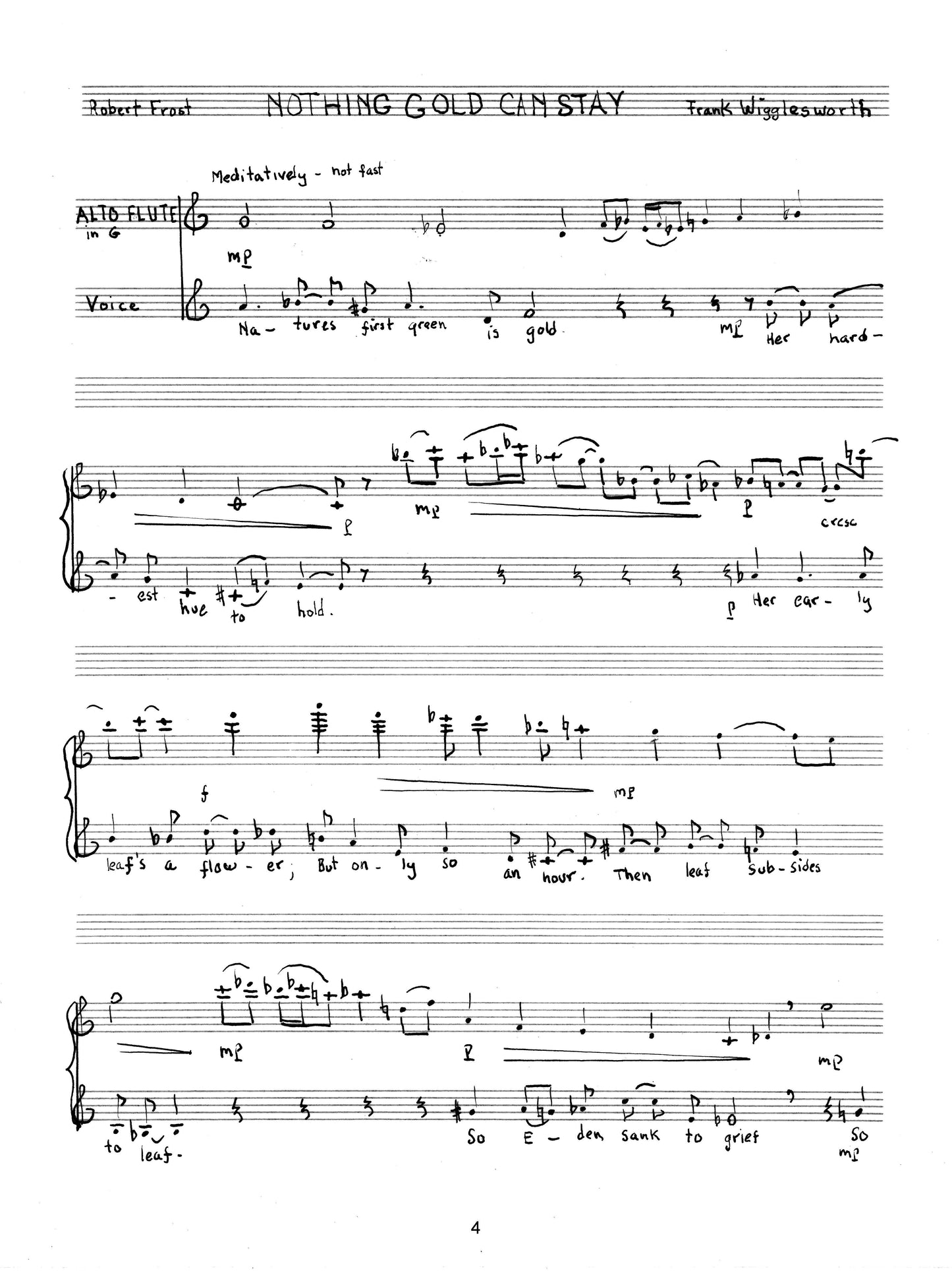 Five Songs of Robert Frost