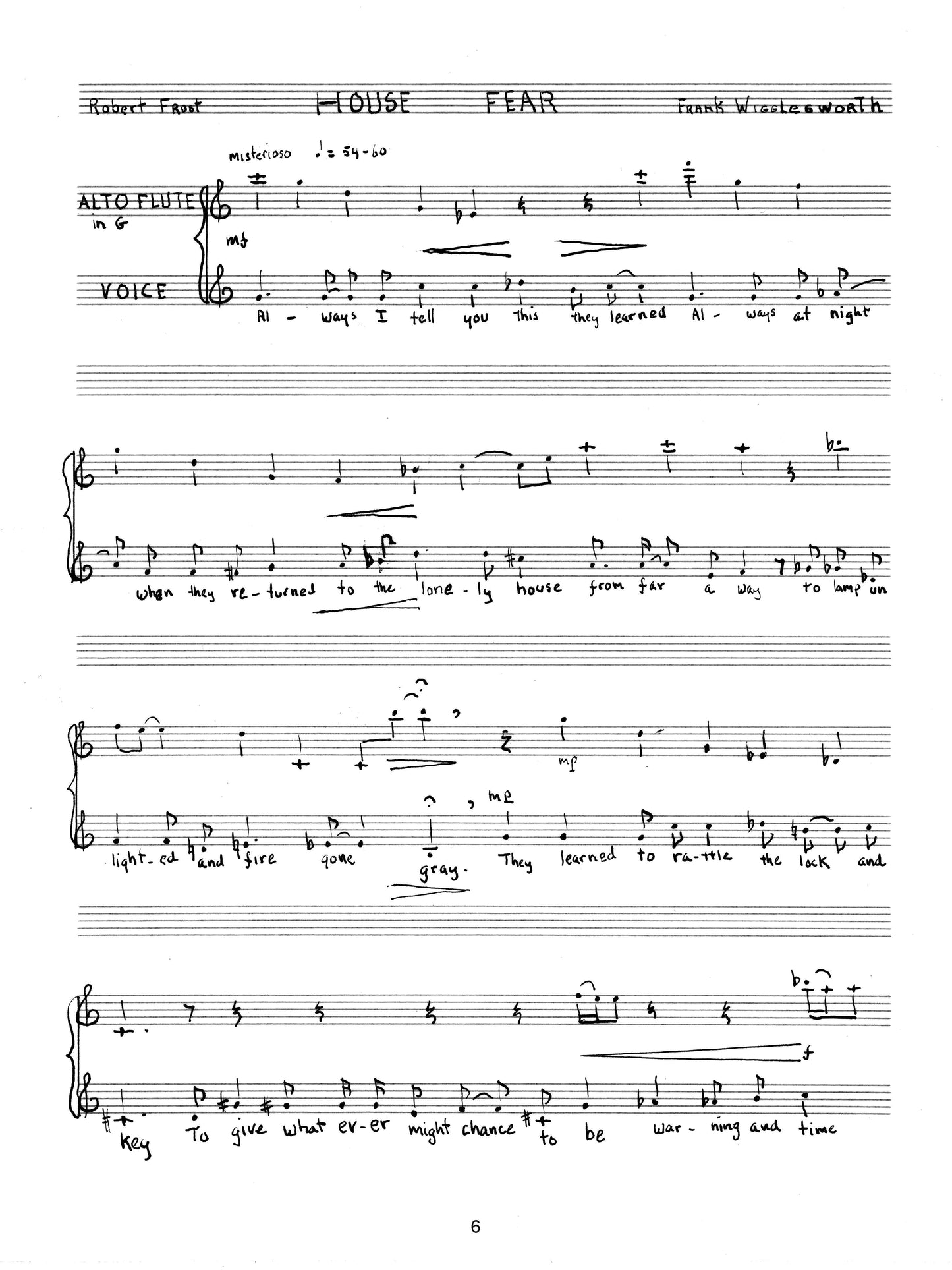 Five Songs of Robert Frost