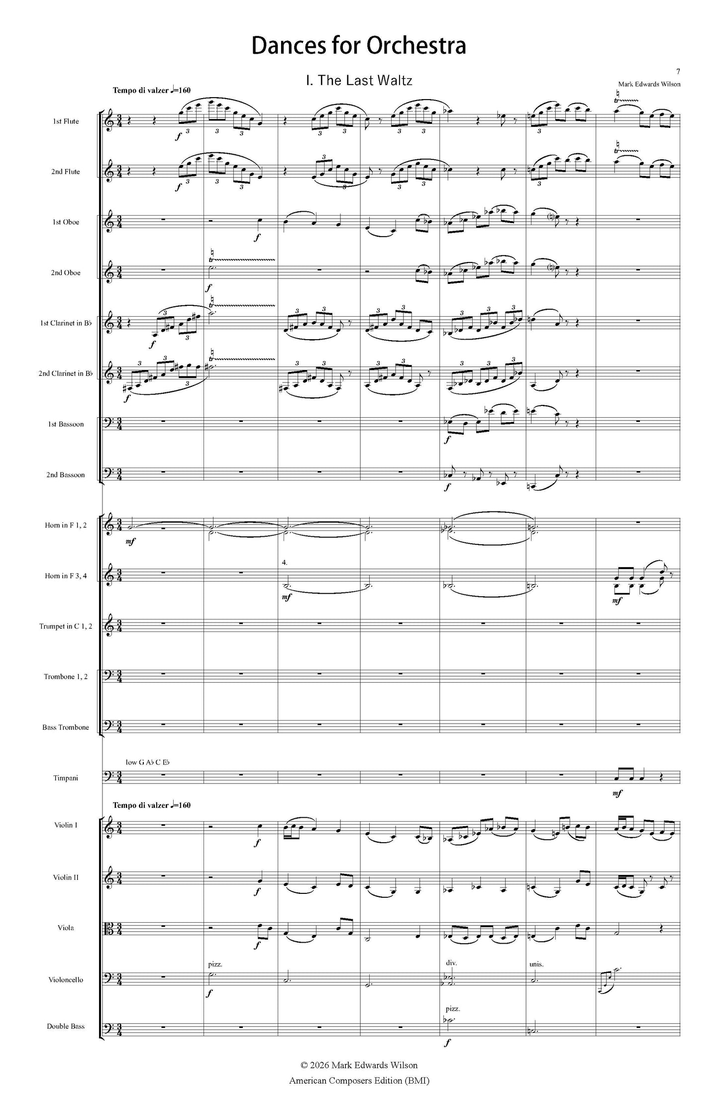 Dances for Orchestra