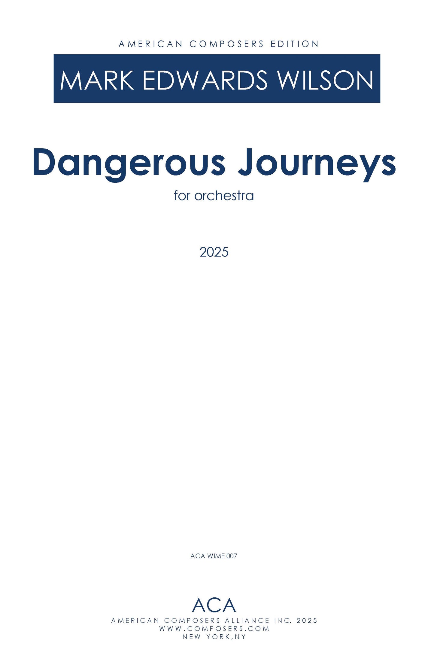 Dangerous Journeys