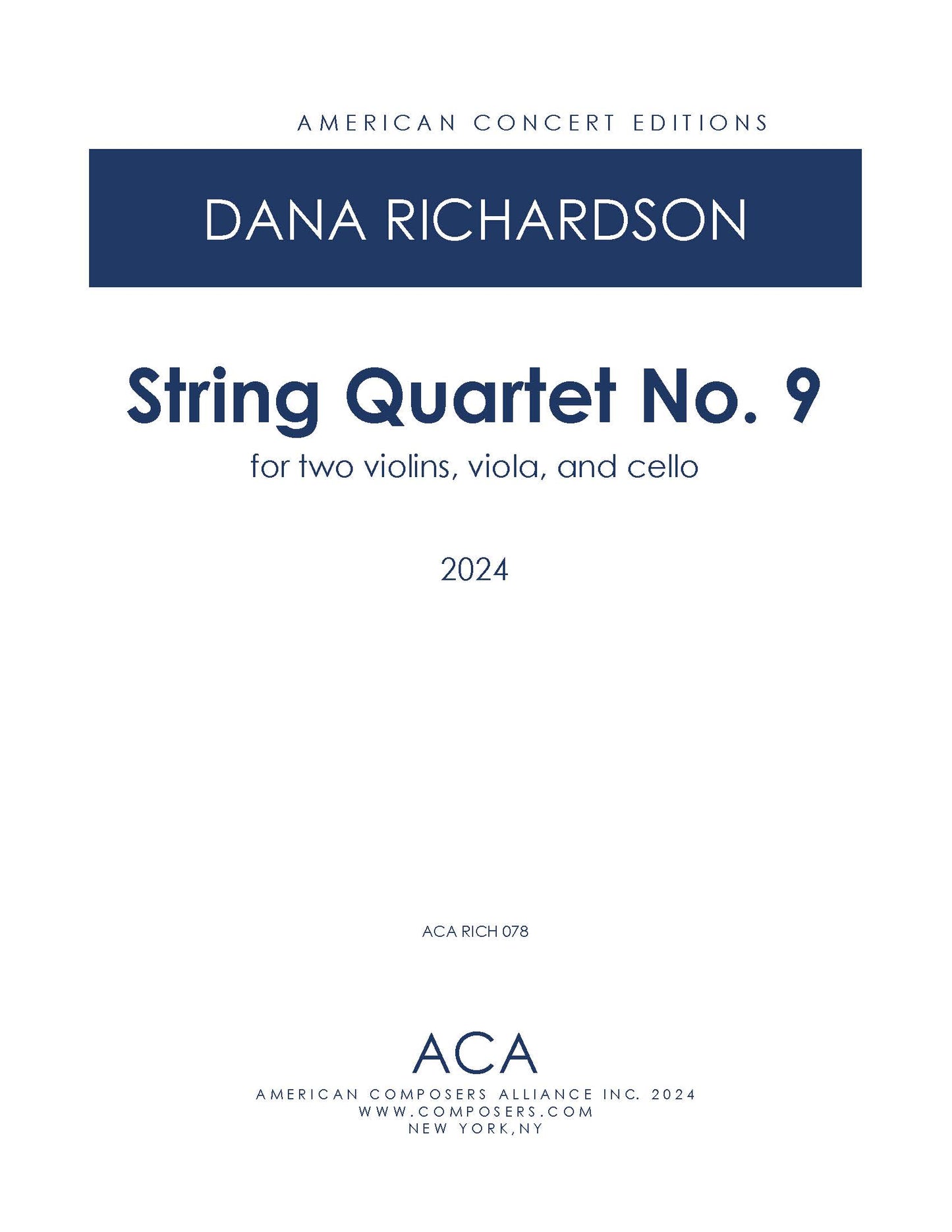 String Quartet No. 9