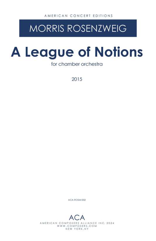 A League of Notions