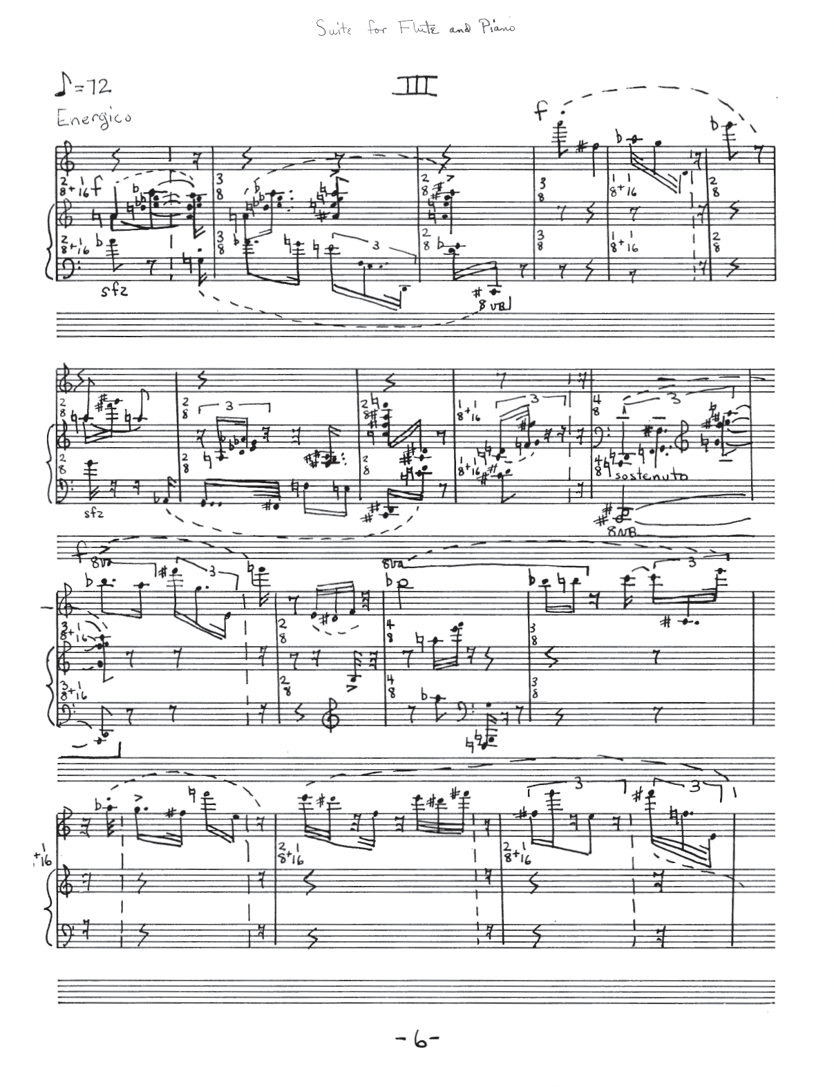 Suite for Flute and Piano