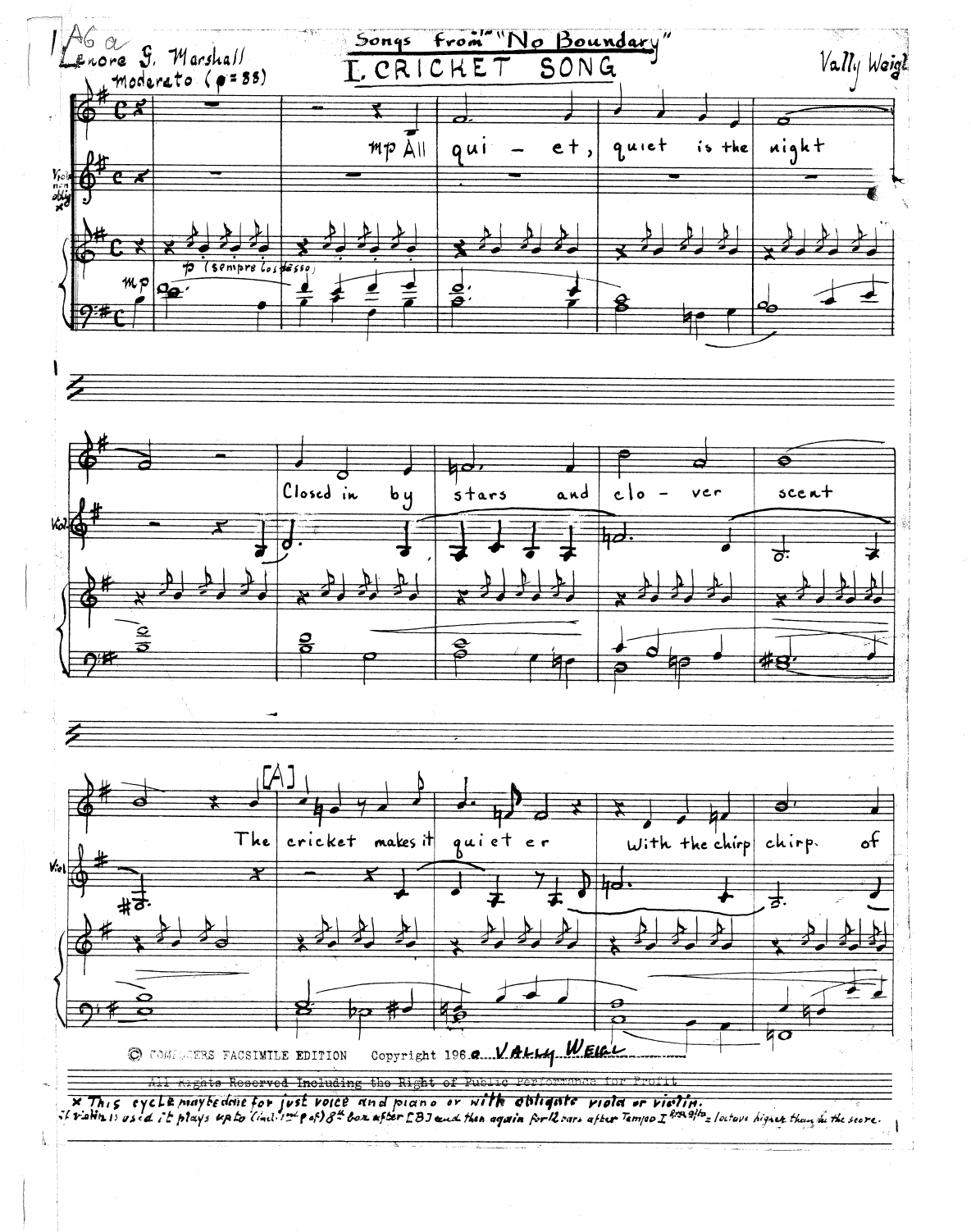 SONGS FROM 'NO BOUNDARY'