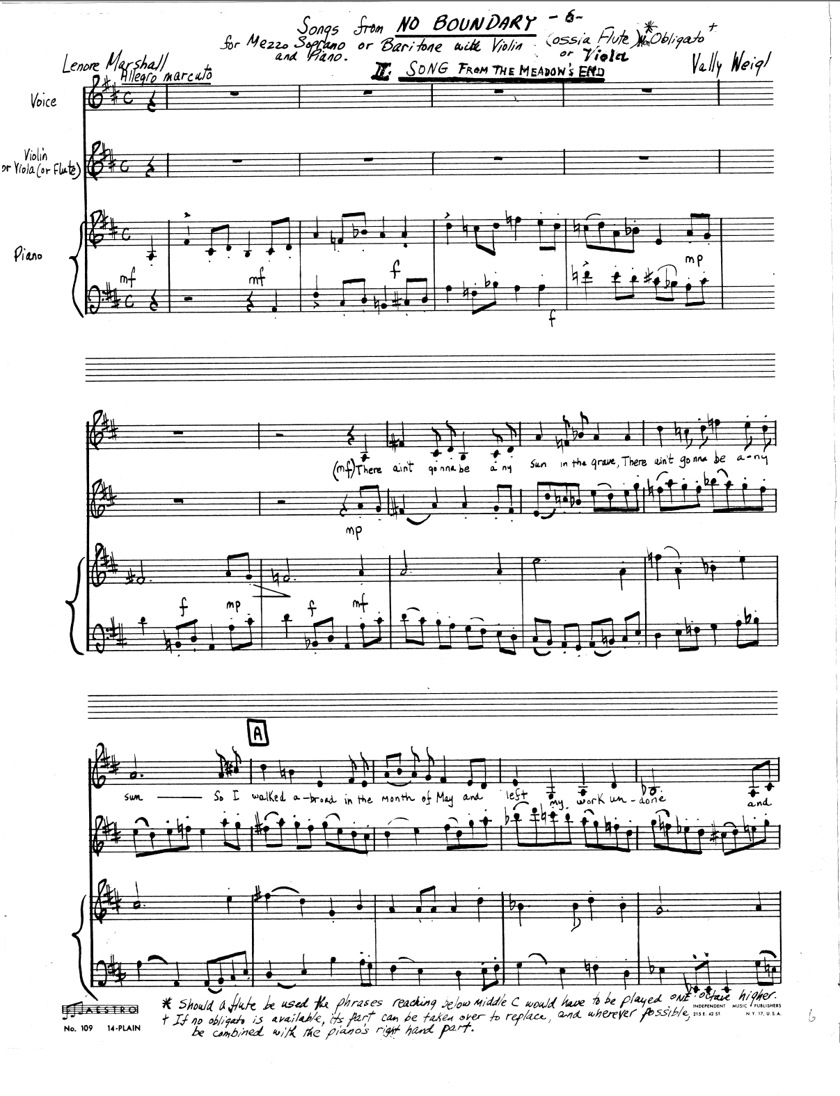 SONGS FROM 'NO BOUNDARY'